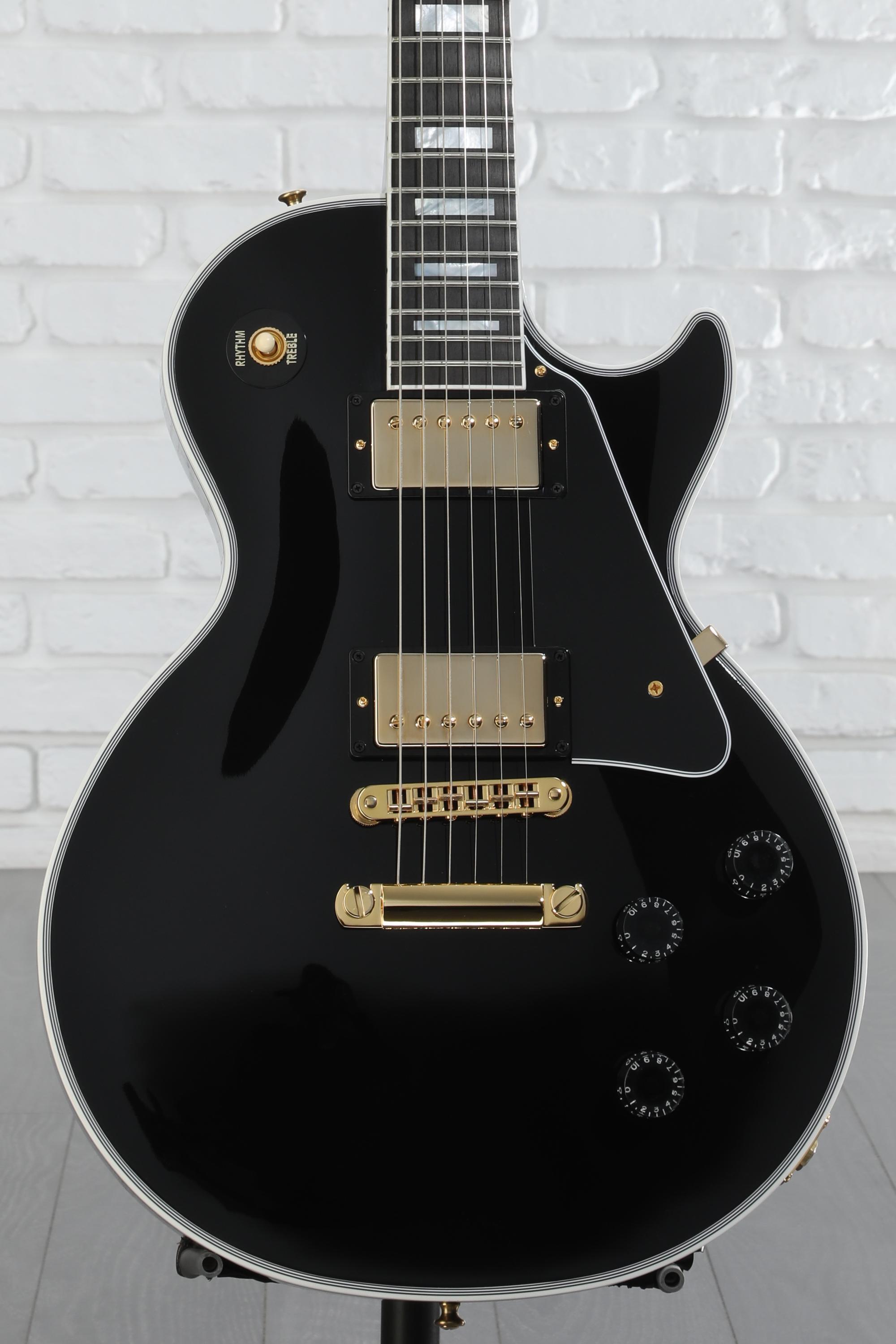 Gibson Custom Les Paul Custom Electric Guitar - Ebony, Ebony