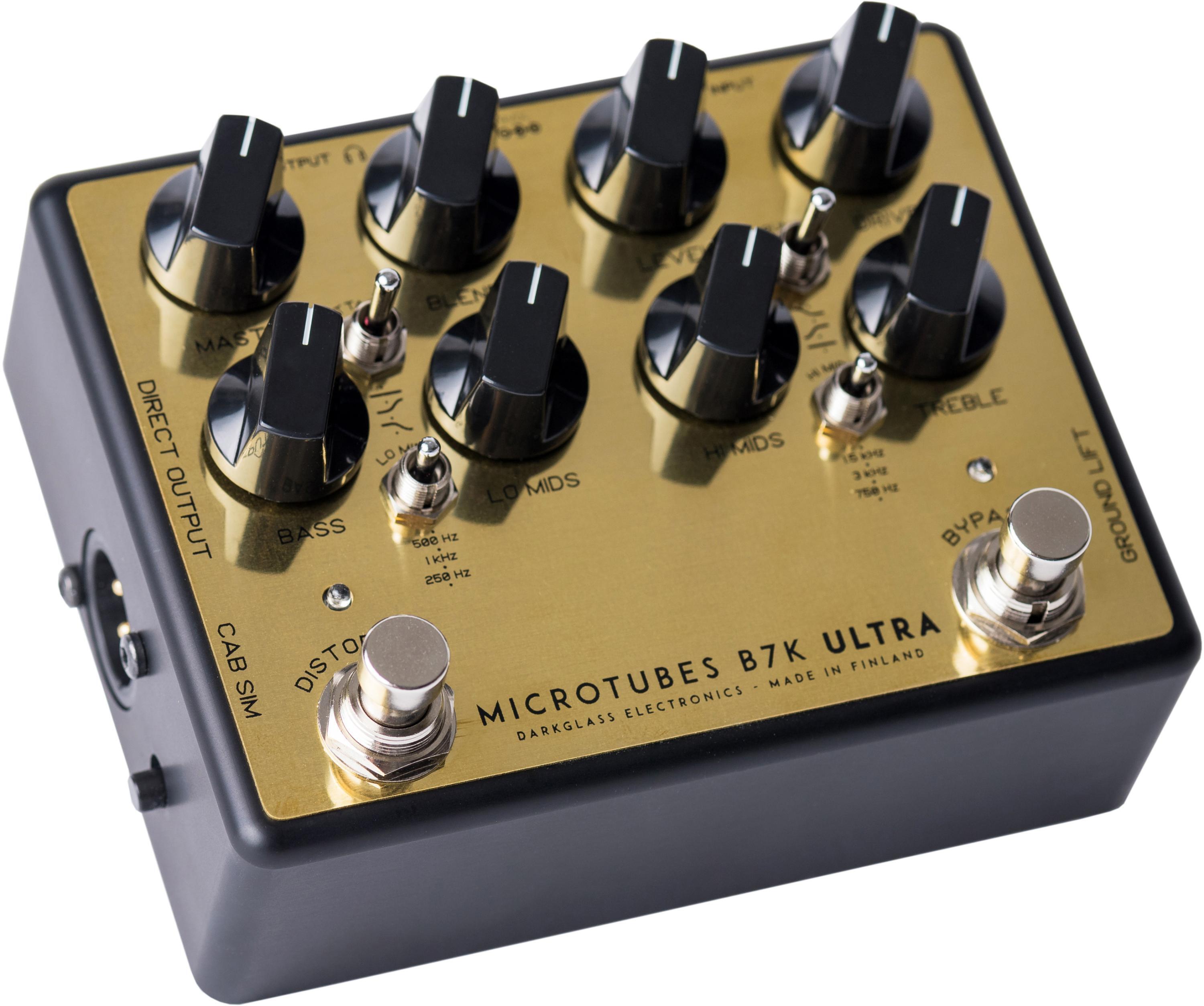 Darkglass Microtubes B7K Ultra V2 Bass Preamp Pedal - Gold