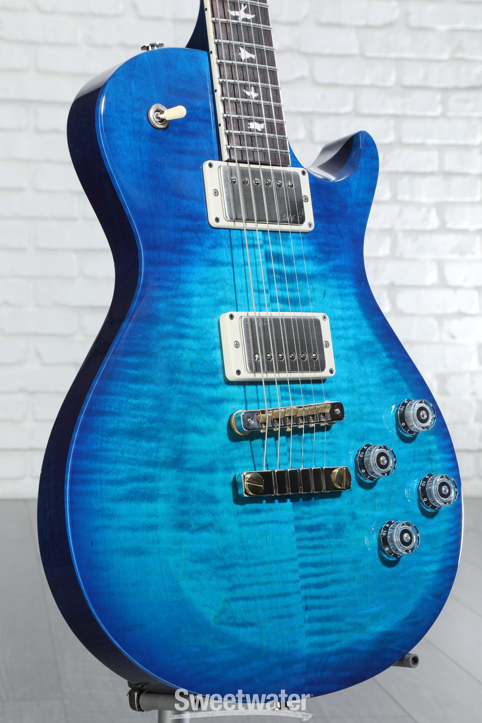 PRS S2 McCarty 594 Singlecut Electric Guitar - Lake Blue | Sweetwater