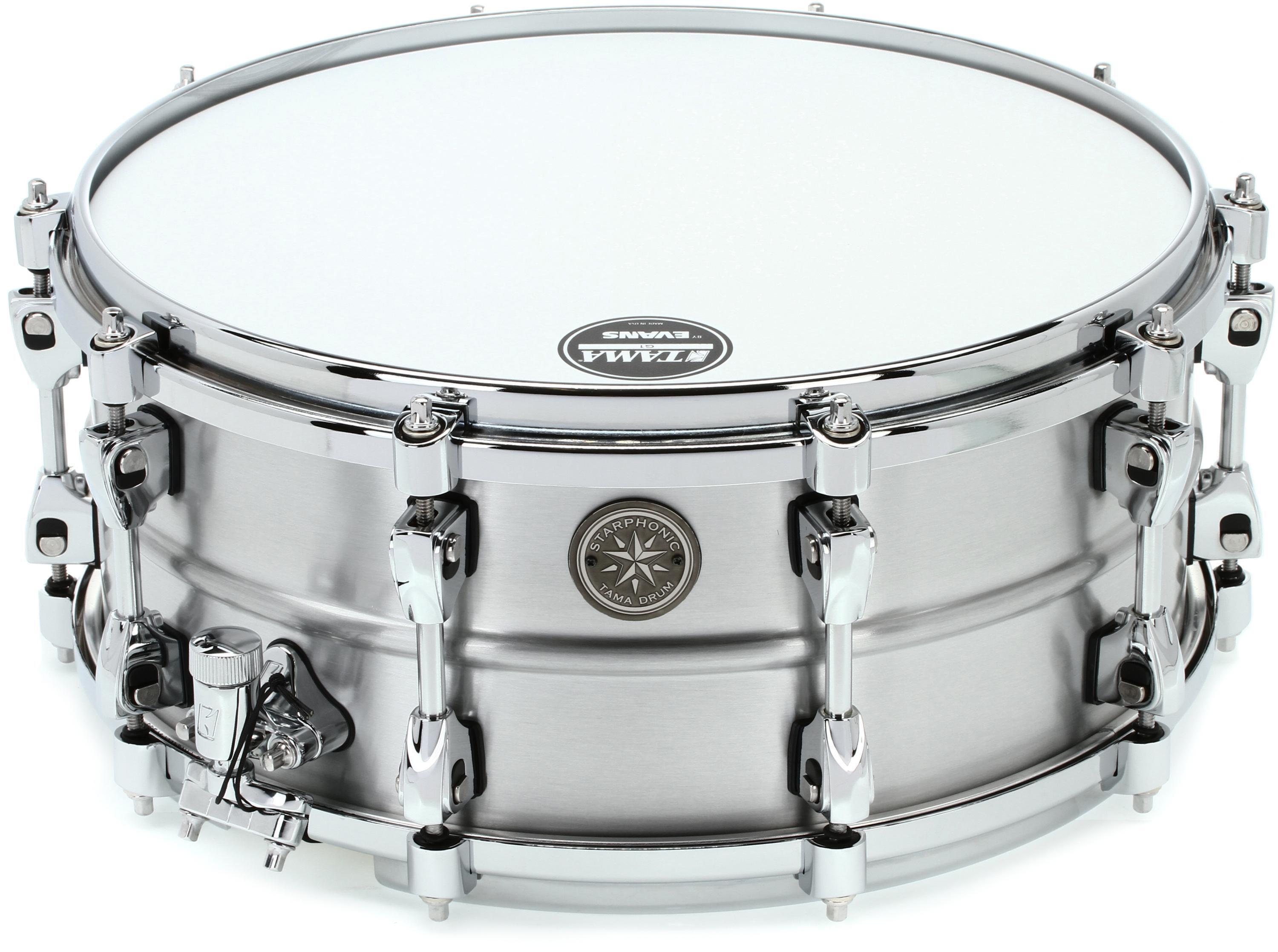 Tama Starphonic Series Snare Drum - 6 inch x 14 inch, Silver