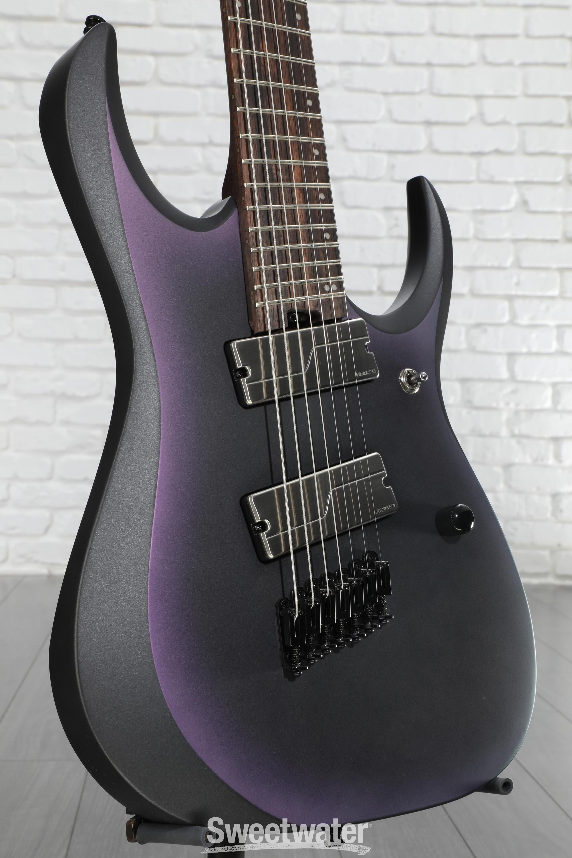Ibanez Axion Label RGD71ALMS - Black Aurora Burst Matte