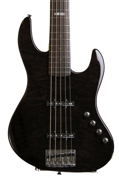 ESP E-II J5 QM Bass - See Thru Black