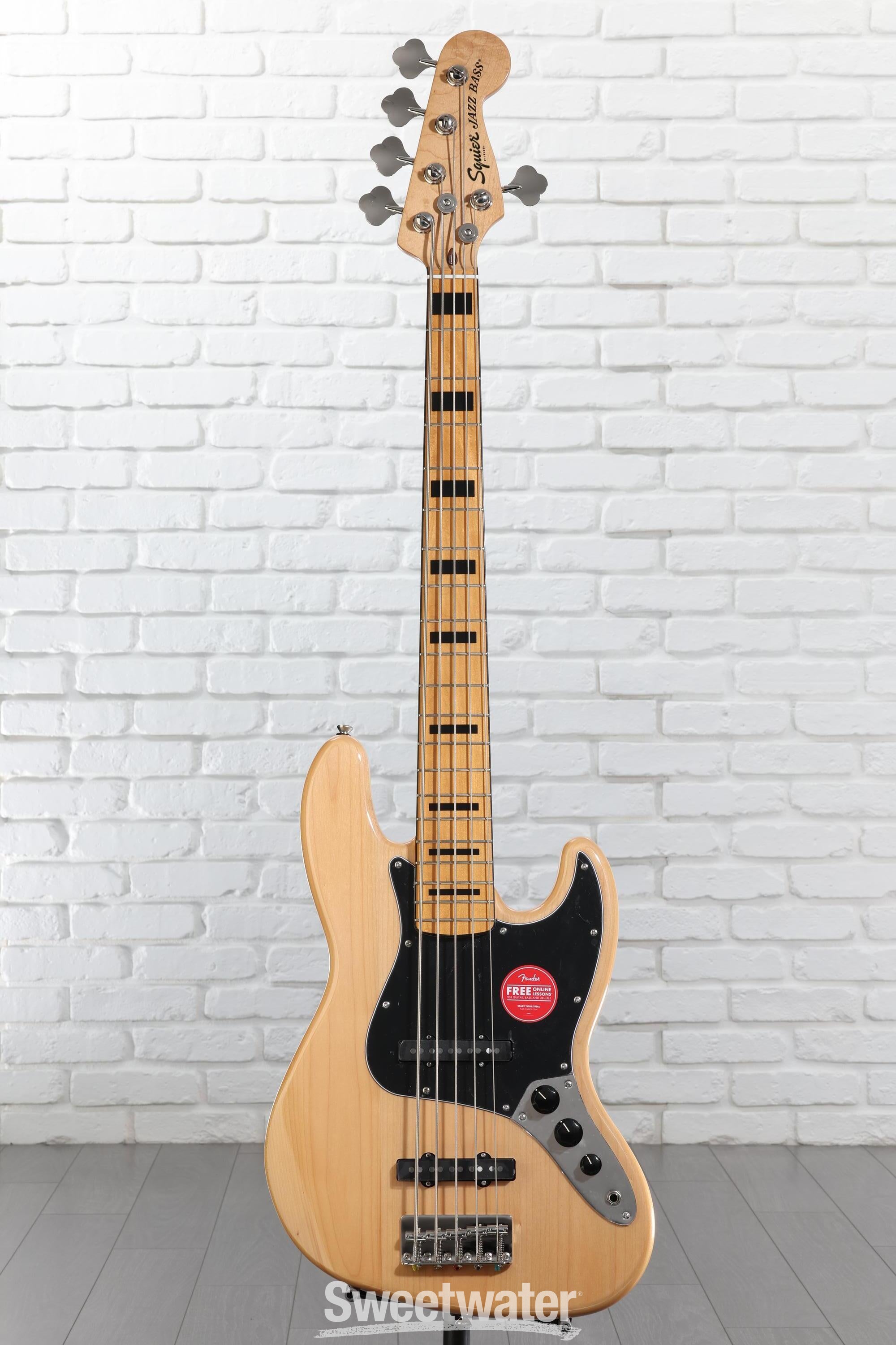 Squier Classic Vibe '70s Jazz Bass V - Natural with Maple