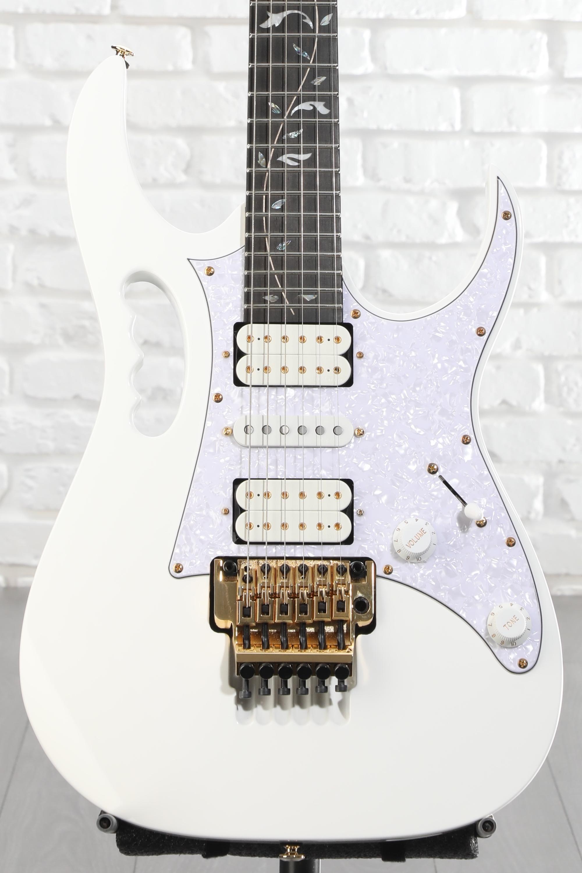Ibanez Steve Vai Signature Premium JEM7VP - White | Sweetwater