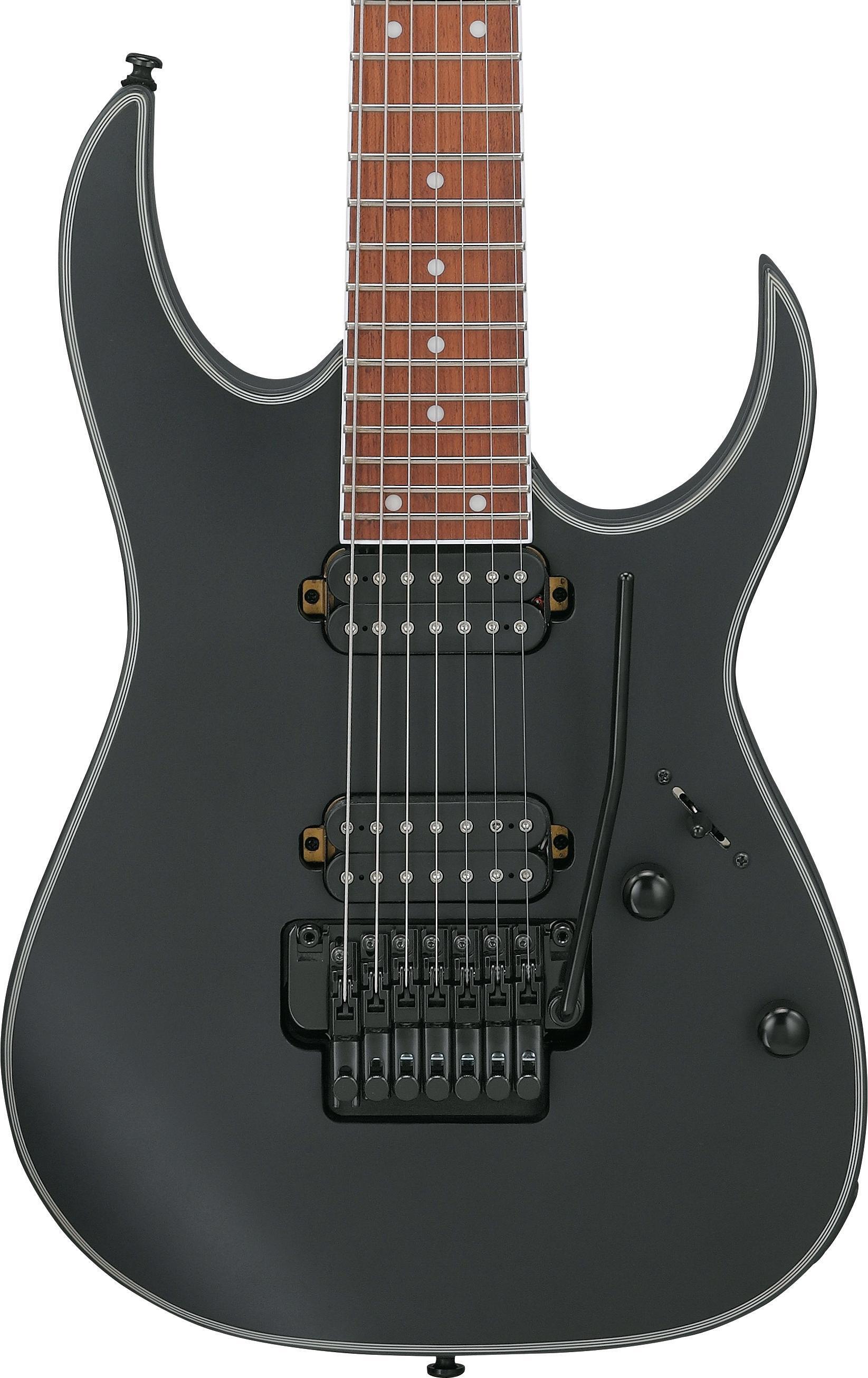 Ibanez RG7320EX 7-string Electric Guitar - Black Flat | Sweetwater