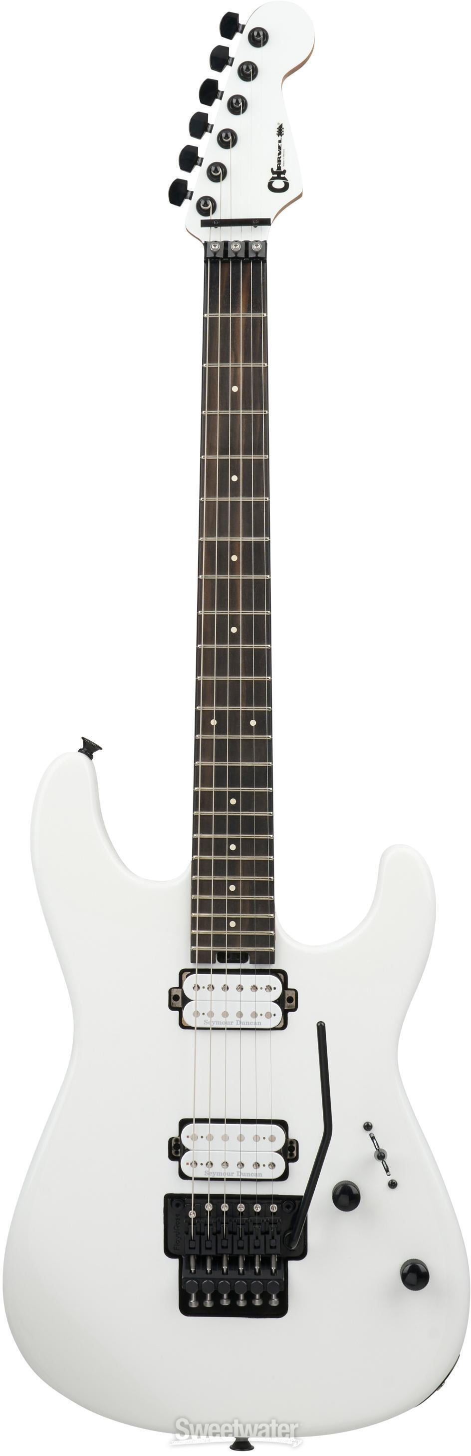 Charvel Pro-Mod Plus SC1 HH FR Electric Guitar - Snow White
