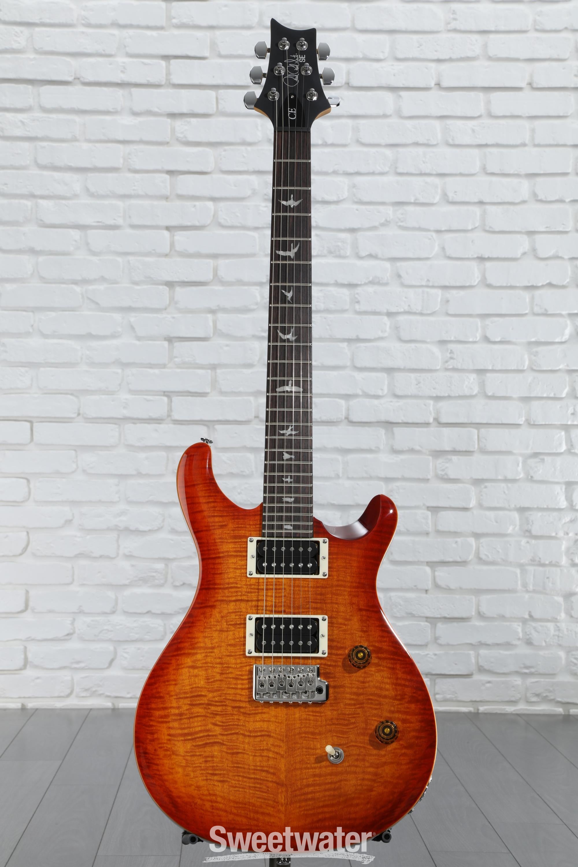 ギター PRS SE CE 24 Vintage Surburst PRS SE CE 24 Standard Electric Guitar - Vintage Sunburst
