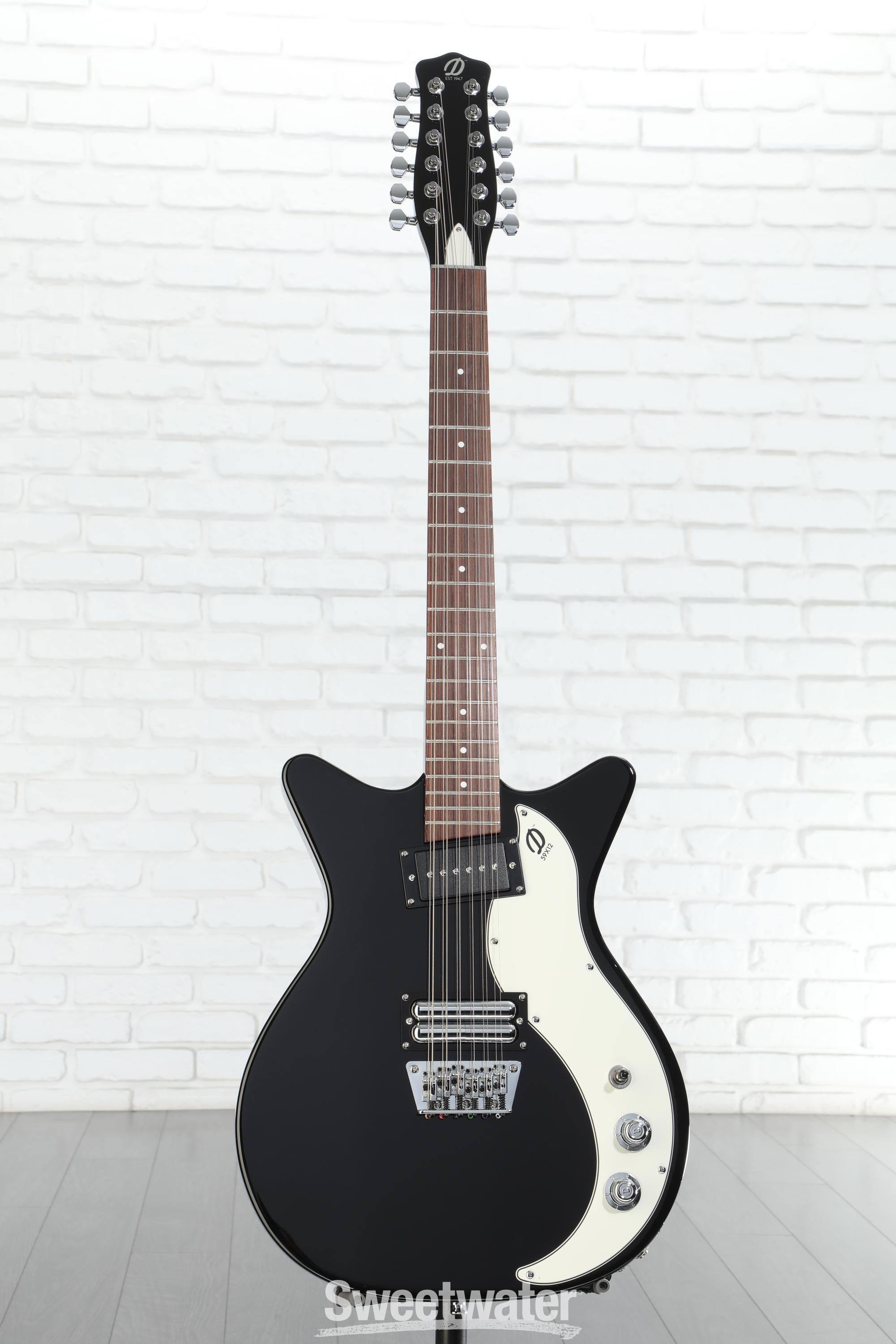 ギター DANELECTRO 59 12 STRING Danelectro 59X12 12-string Electric Guitar - Black | Sweetwater