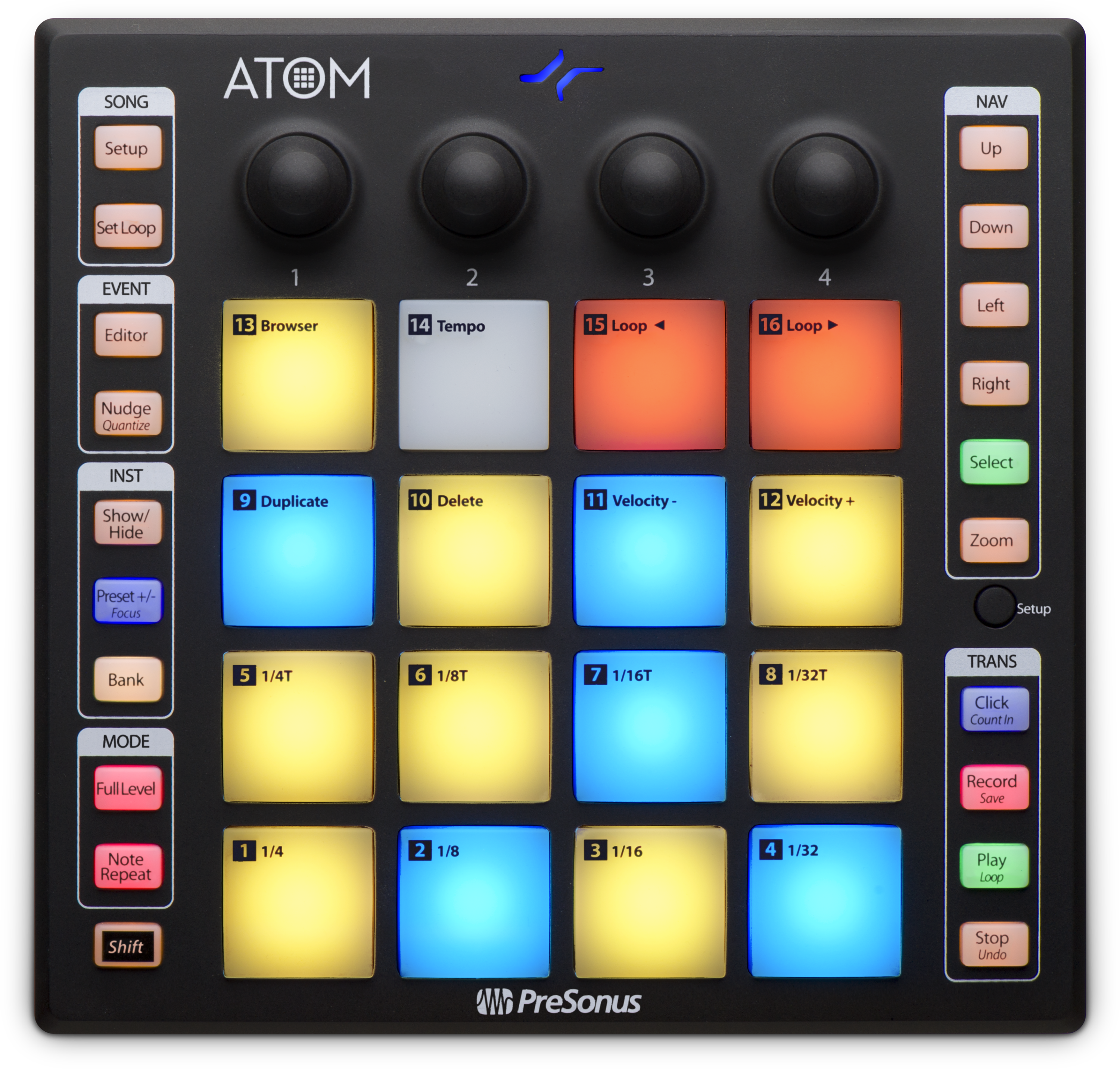 PreSonus ATOM  pad Performance Controller   Sweetwater