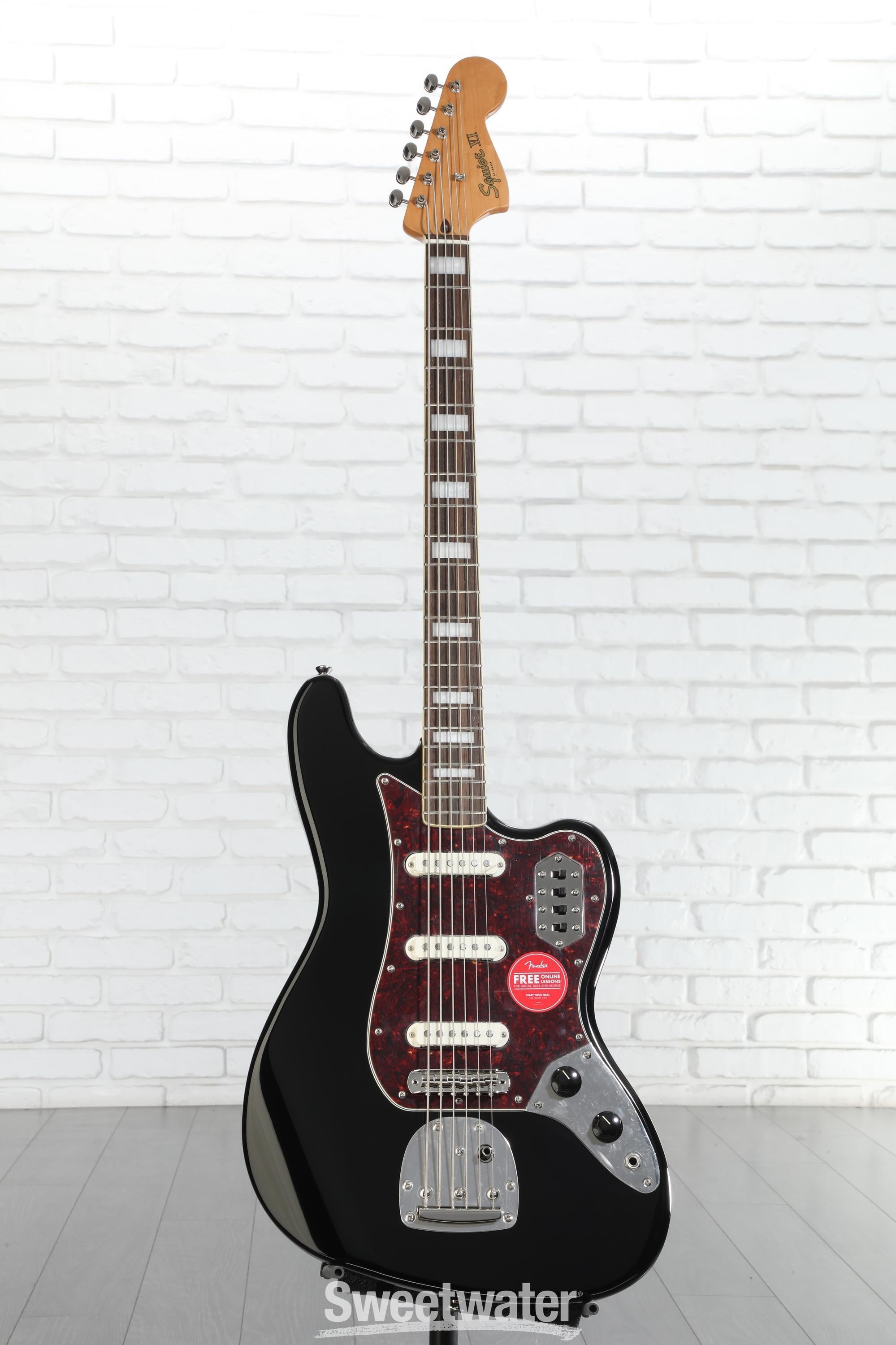 Squier BassⅥ ブラック Squier Classic Vibe Bass VI Guitar - Black | Sweetwater