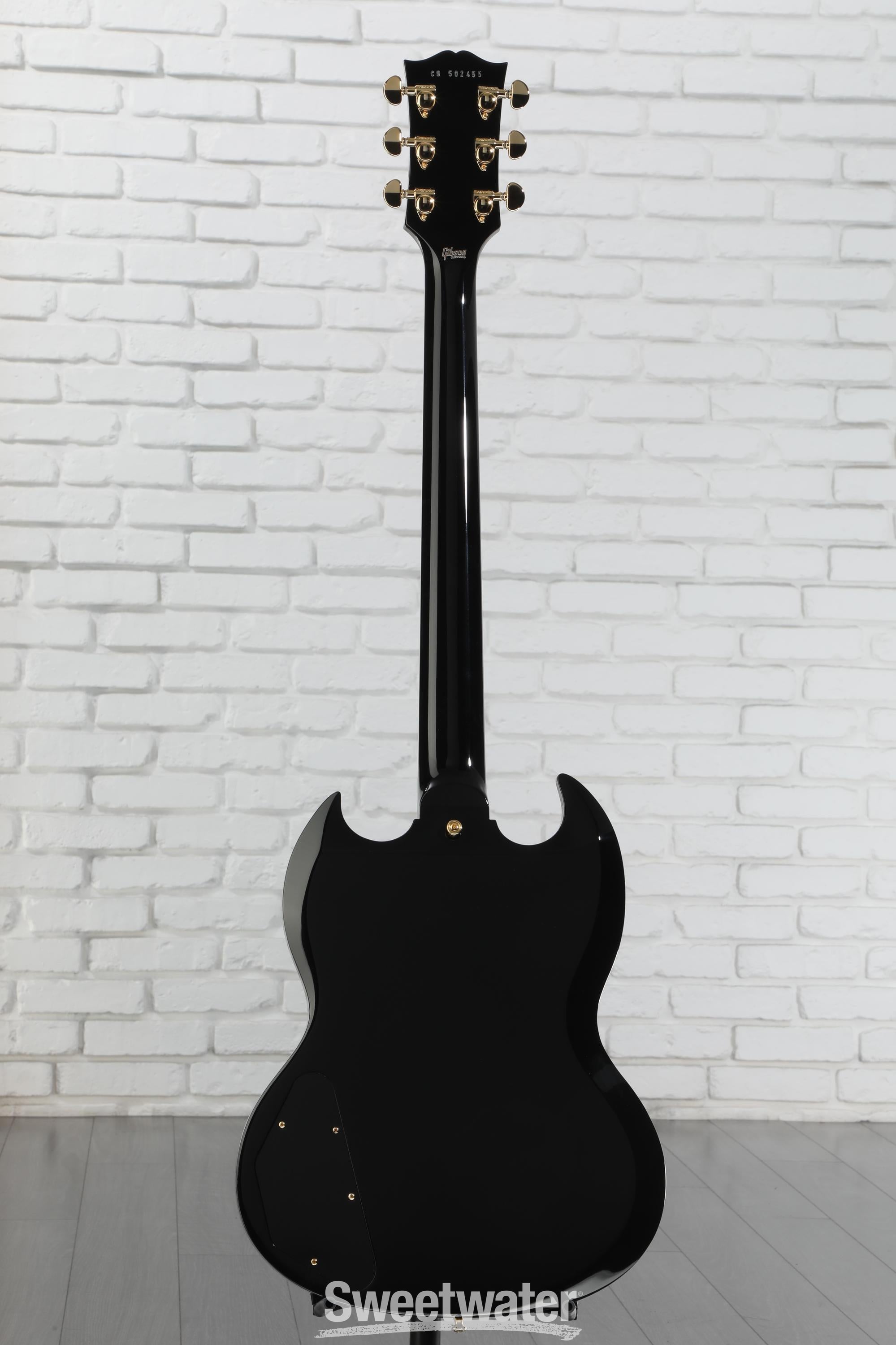 Gibson Custom SG Custom Electric Guitar - Ebony, Ebony