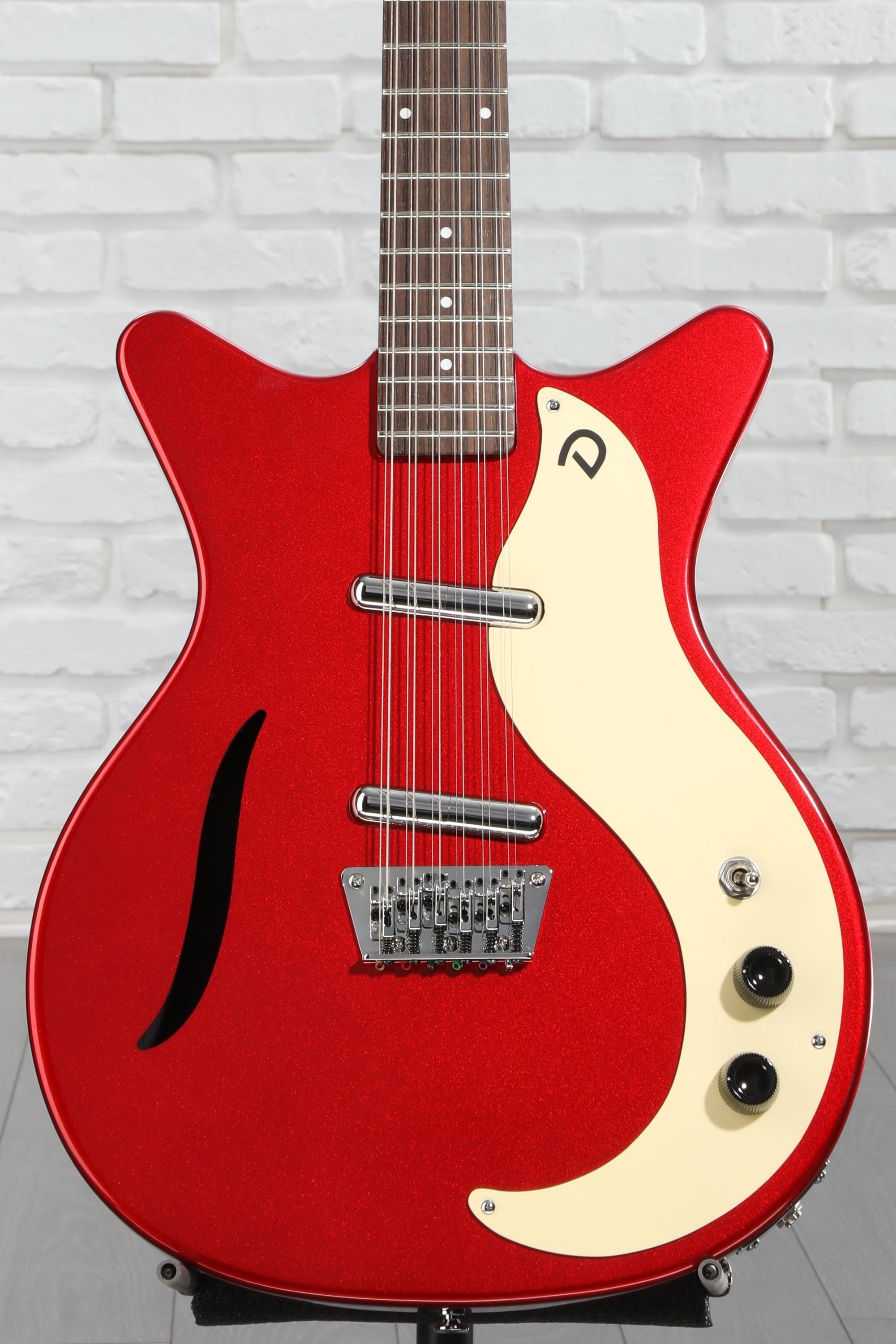 Danelectro Vintage 12 String Electric Guitar - Red Metallic