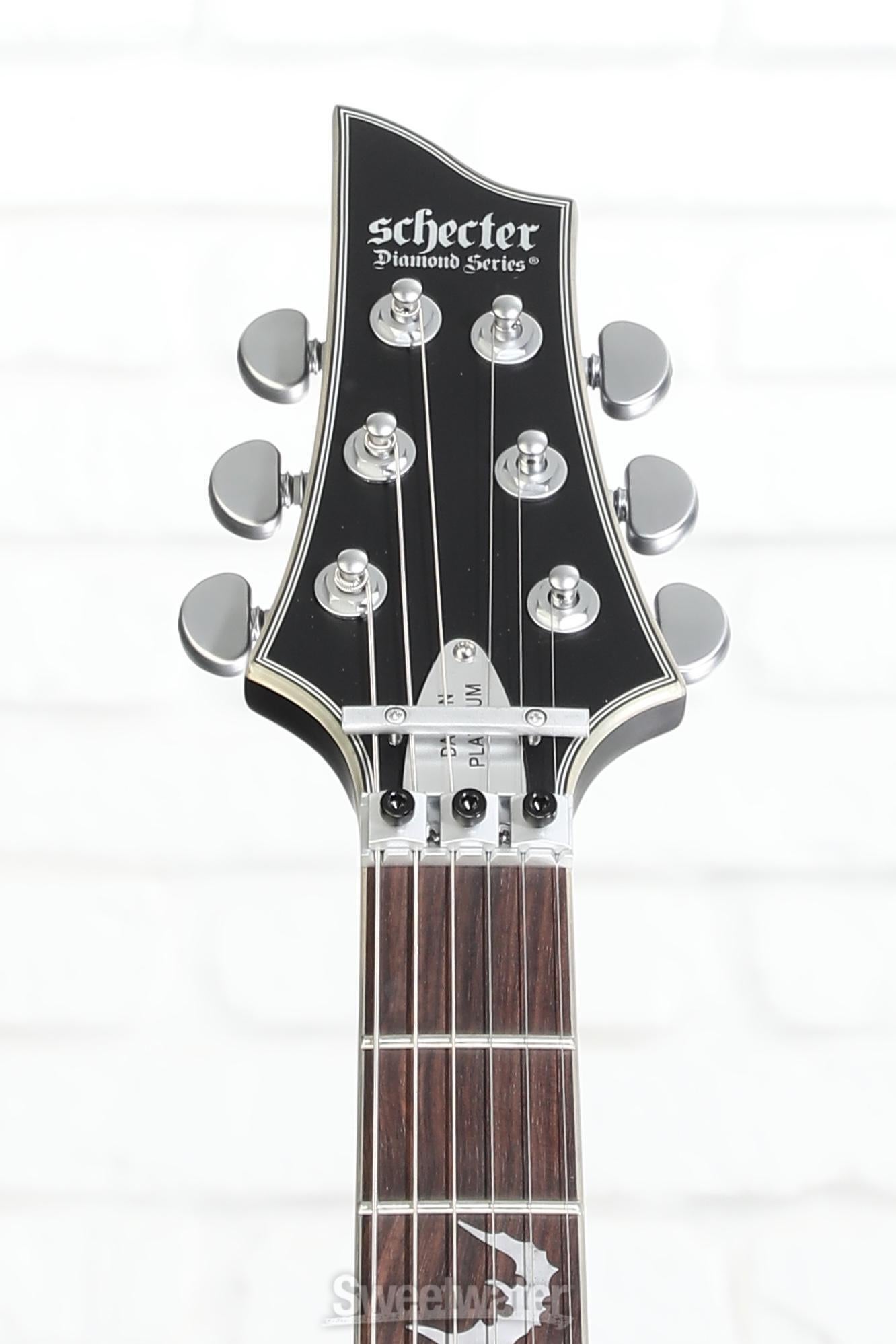 Schecter Damien Platinum 6 FR - Satin Black | Sweetwater