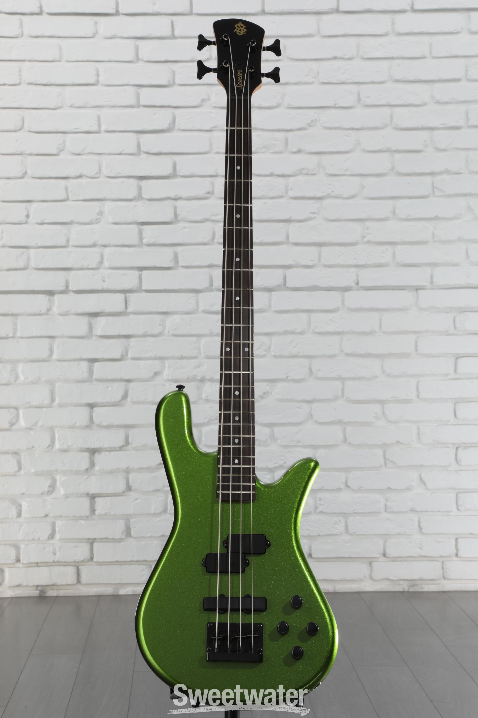 Spector Performer 4 Bass Guitar - Metallic Green | Sweetwater
