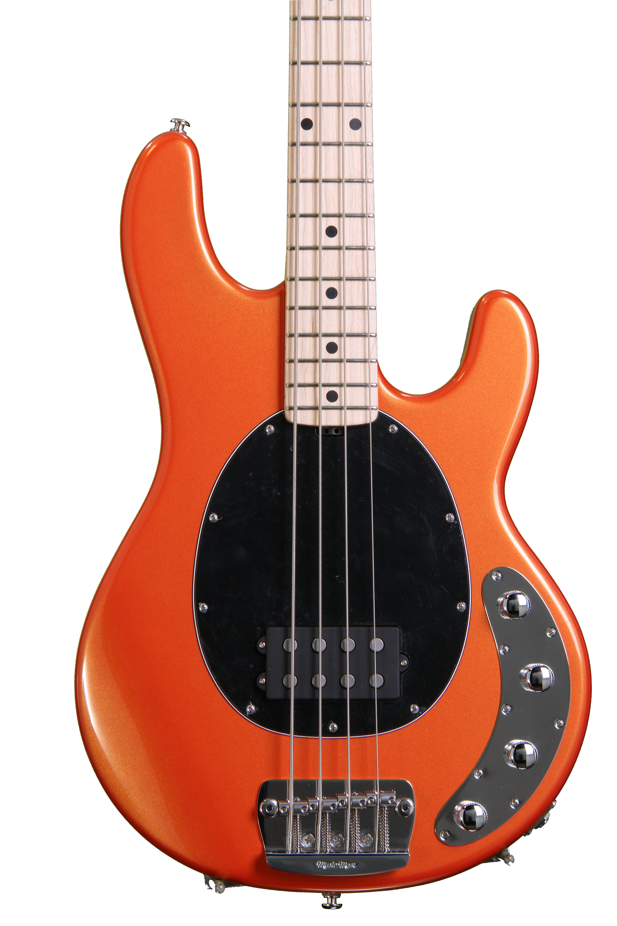 Ernie Ball Music Man Stingray 4 H - Tangerine Pearl, Maple