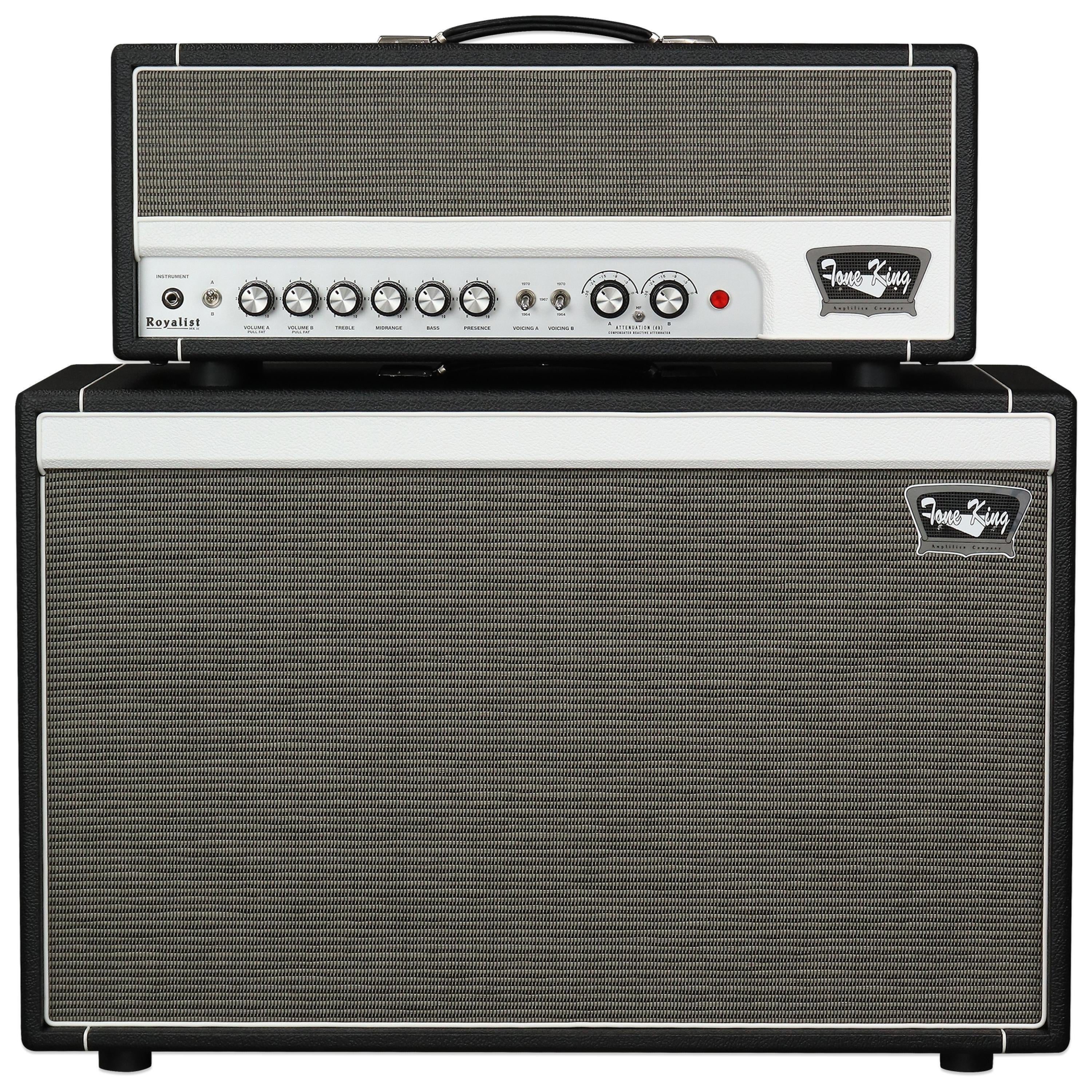 Tone King Royalist MKIII 40W Tube Amplifier Head with 2 x 12-inch 120W  Closed-back Cabinet