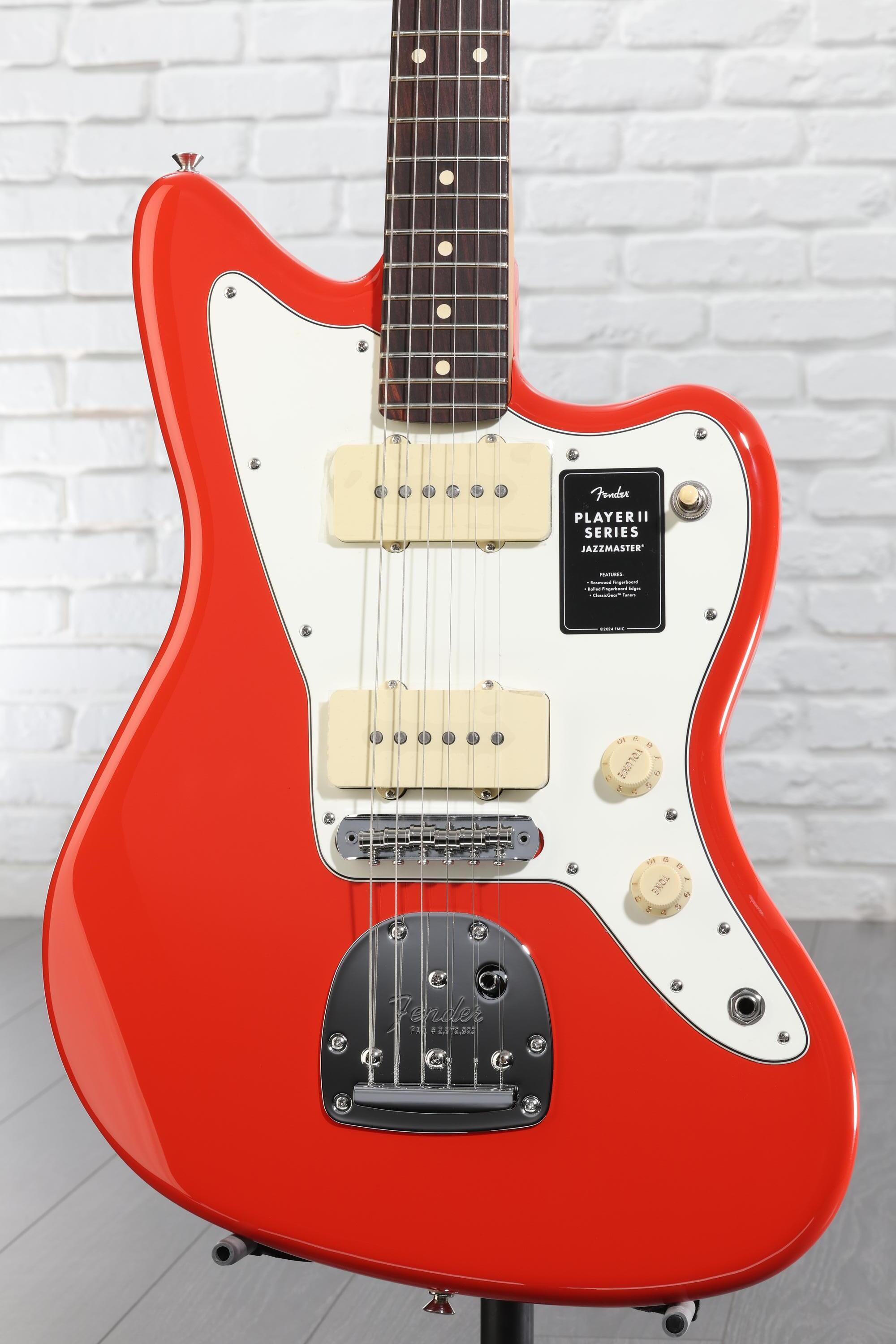 Fender Player II Jazzmaster Electric Guitar - Coral Red