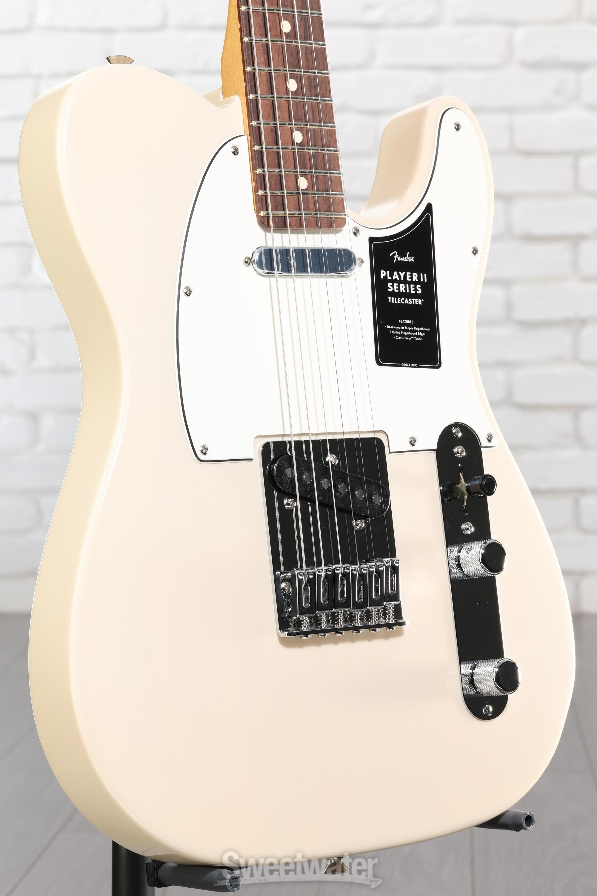 Photo of Fender Player II Telecaster Electric Guitar - White Blonde with Rosewood Fingerboard