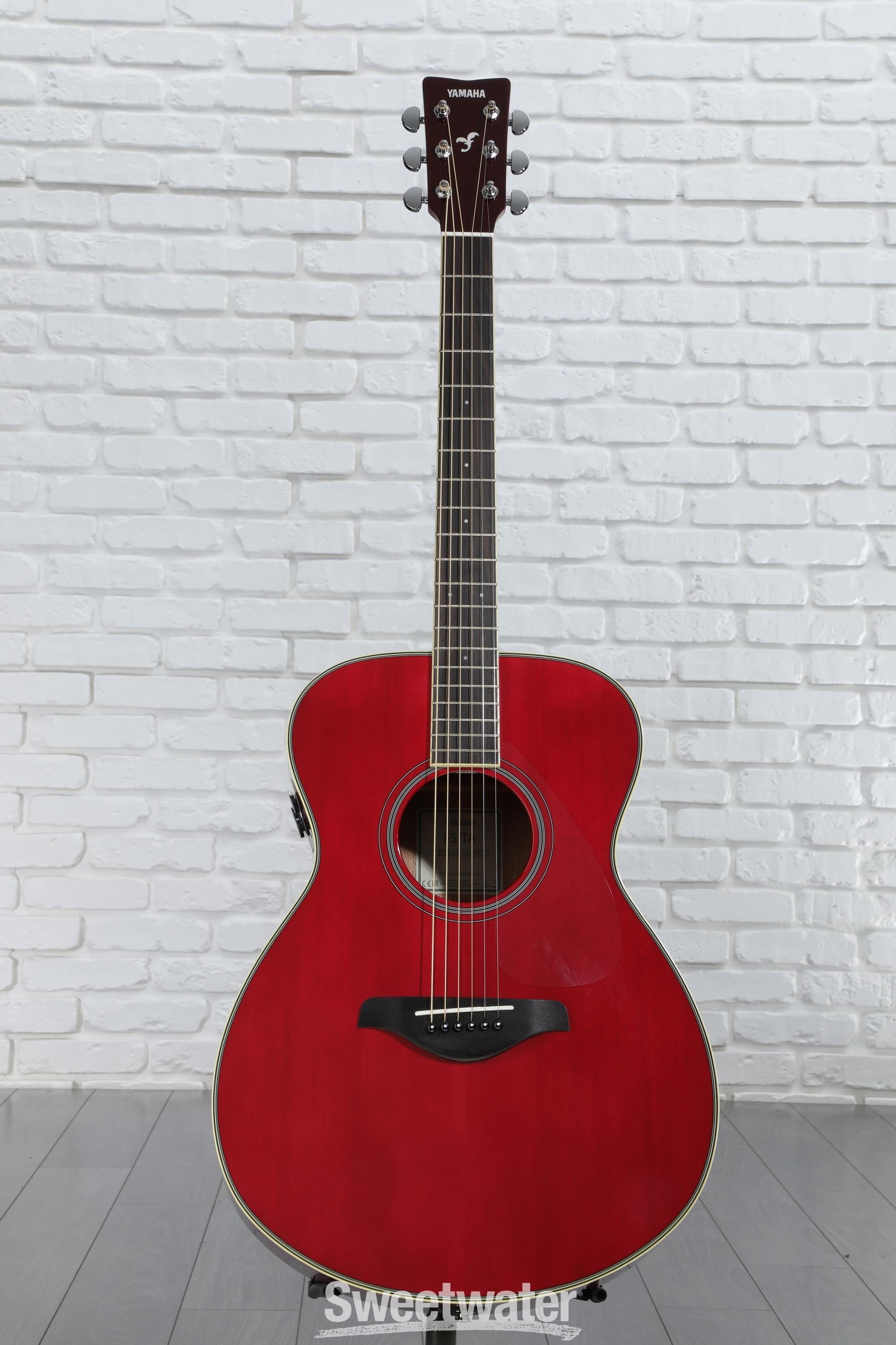 ギター YAMAHA FS-TA RED Yamaha FS-TA TransAcoustic Concert Acoustic-electric Guitar