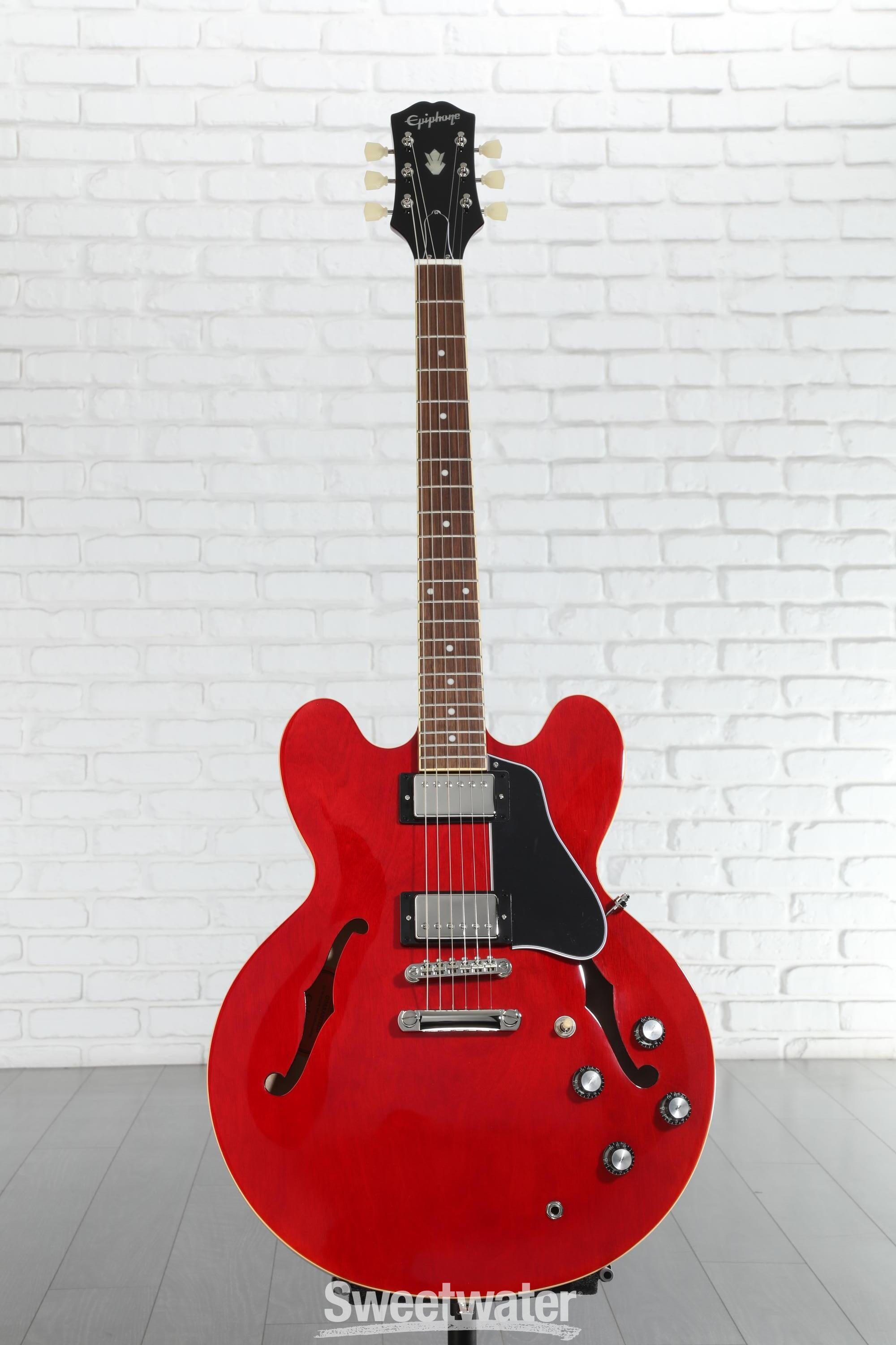 Epiphone ES-335 Semi-hollowbody Electric Guitar - Cherry | Sweetwater