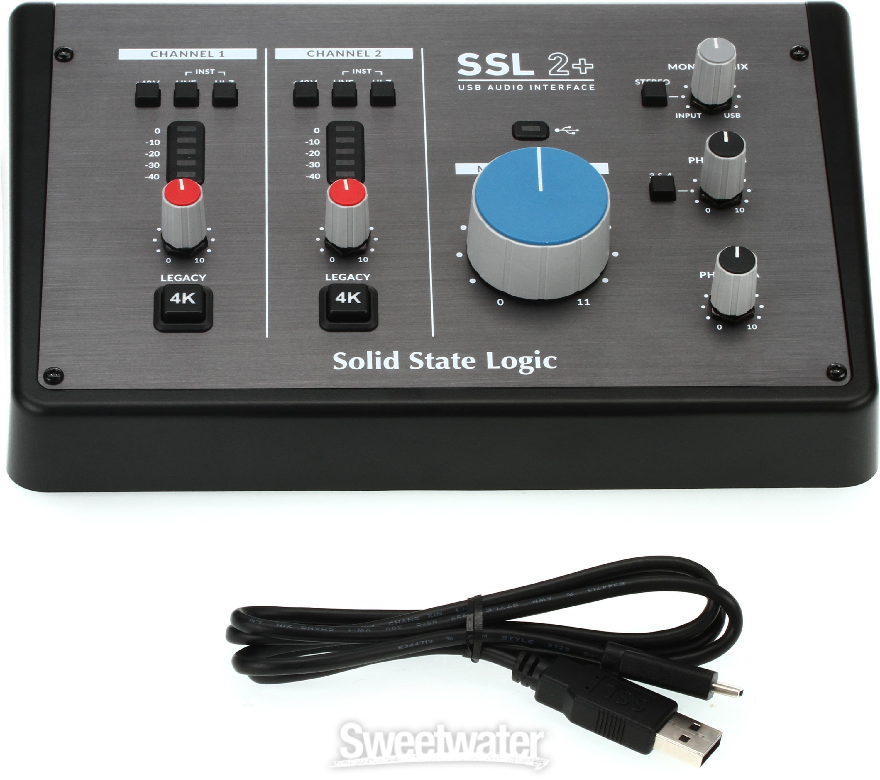 新作NEWSSL (Solid State Logic) / SSL2　USBオーディオインターフェイス オーディオインターフェース