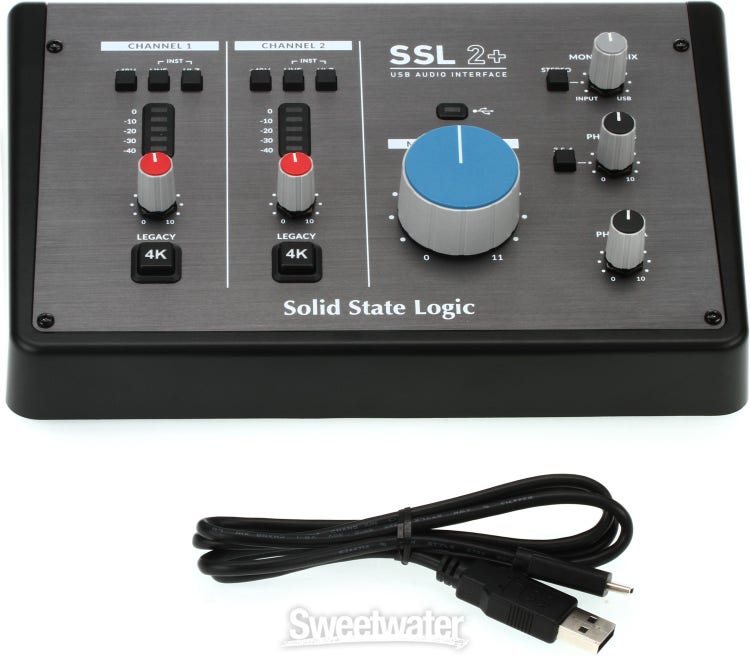 Solid State Logic SSL2+ USB Audio Interface Reviews | Sweetwater