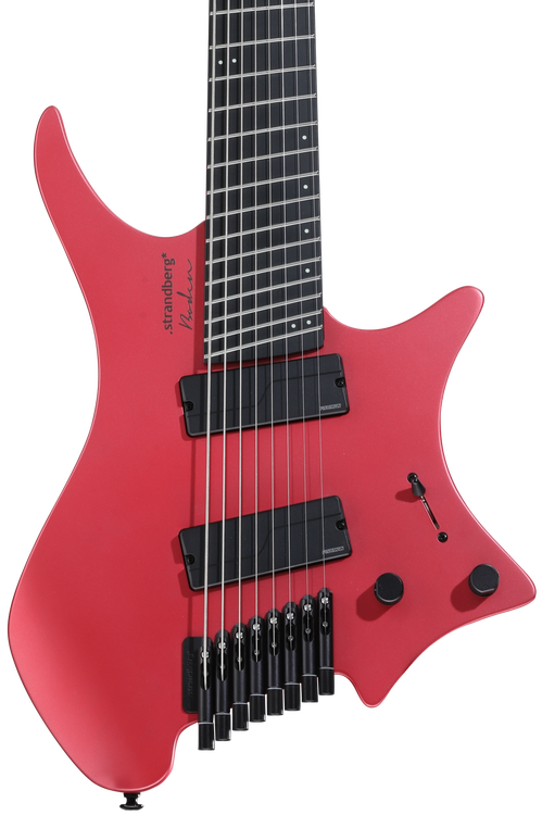 Strandberg Boden Metal NX 8 Electric Guitar - Blood Red | Sweetwater