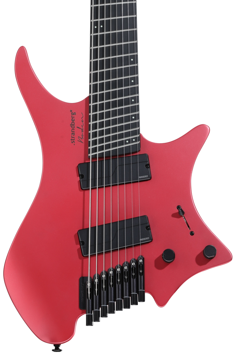 Strandberg Boden Metal NX 8 Electric Guitar - Blood Red | Sweetwater