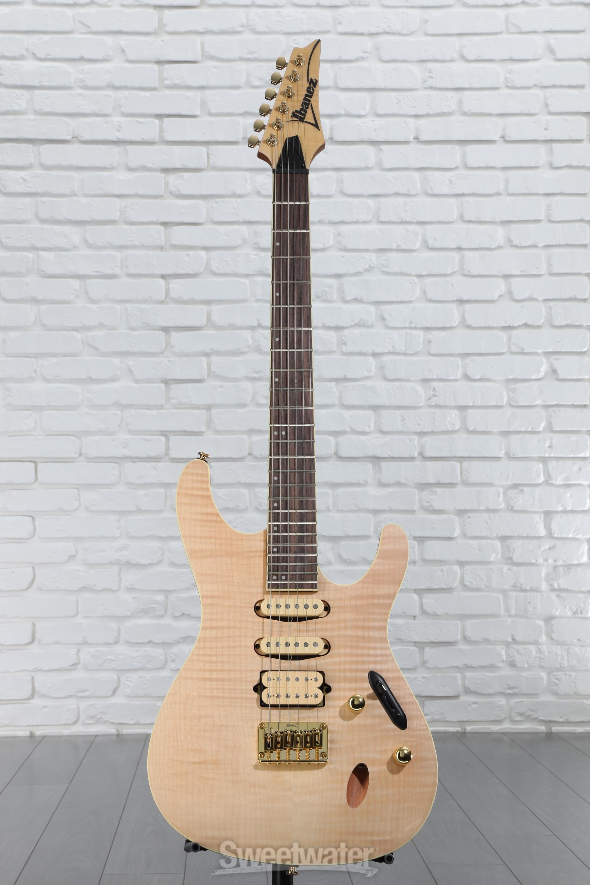 【美品】Ibanez SEW761FM-NTF Ibanez Standard SEW761FM Electric Guitar - Natural Flat