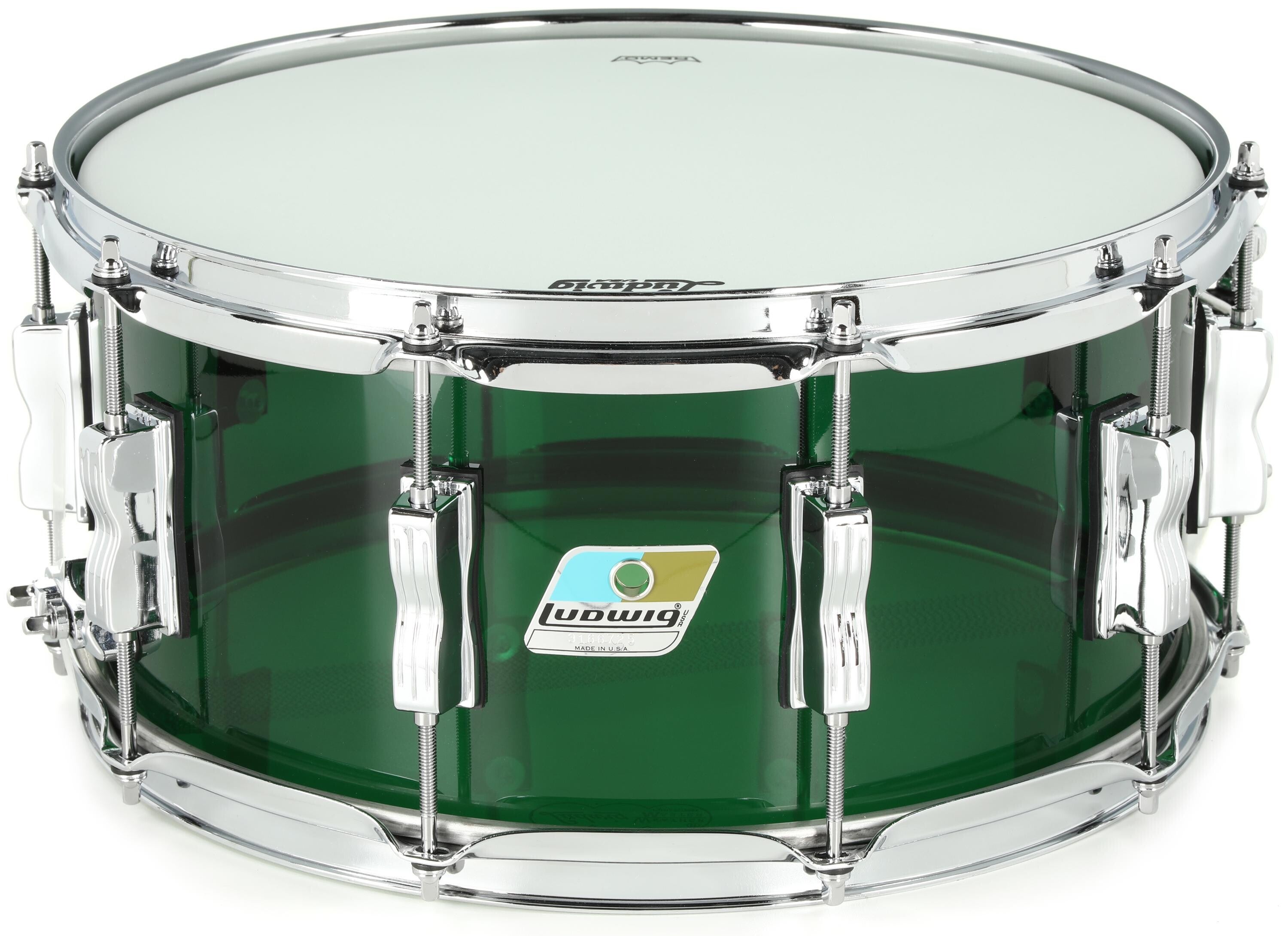 Ludwig Vistalite 스네어 드럼 - 6.5-x 14Ludwig Vistalite 스네어 드럼 - 6.5-x 14  