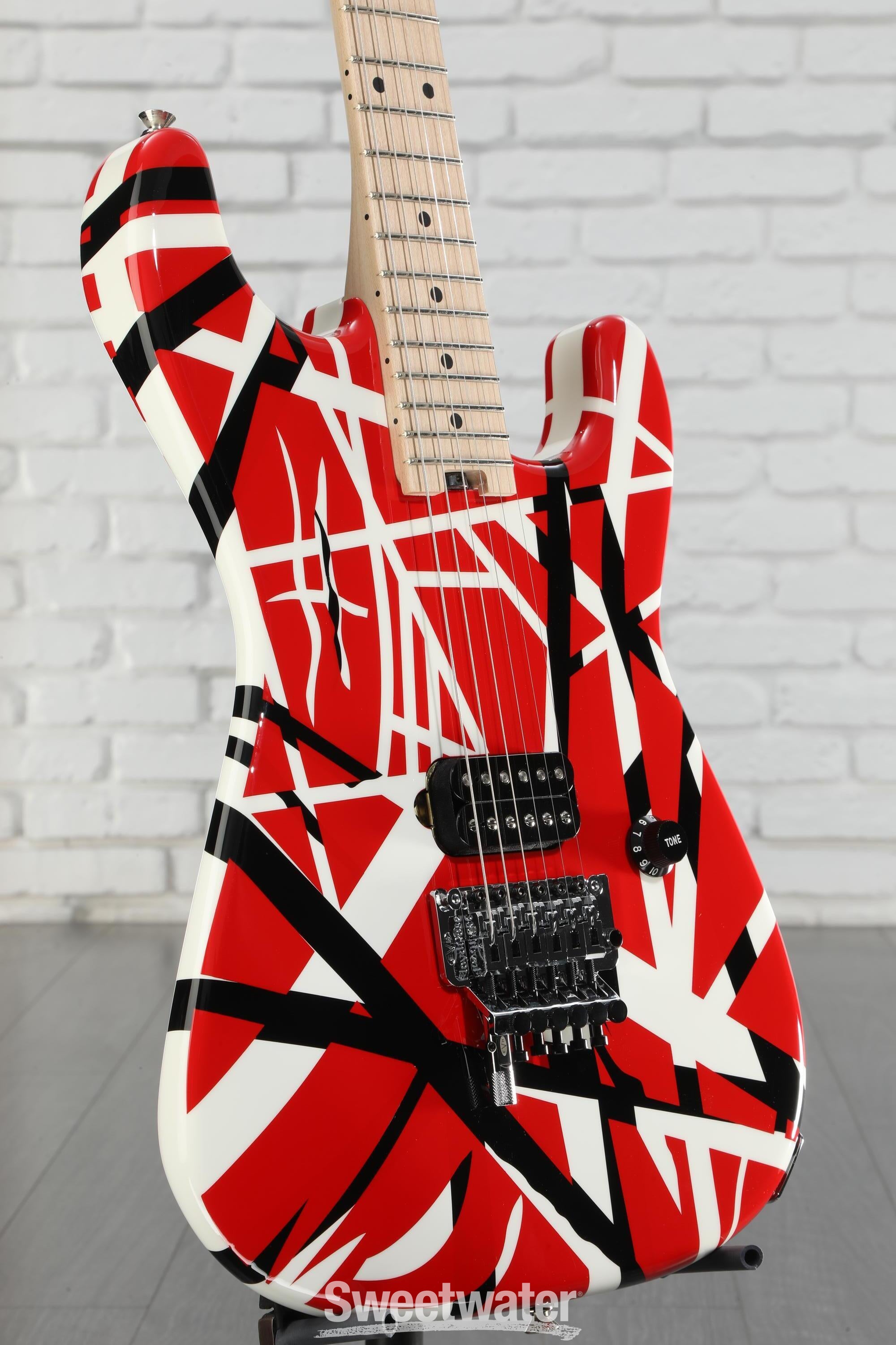 美品！EVH Striped Red with Black Stripes EVH Striped Series Electric Guitar Red with Black Stripes