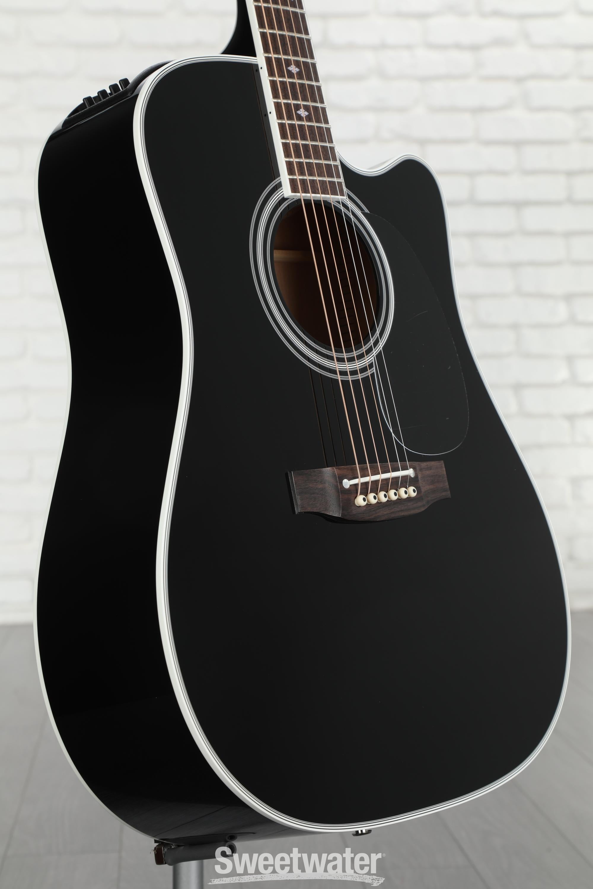 Takamine Legacy JEF341SC Acoustic-electric Guitar - Black