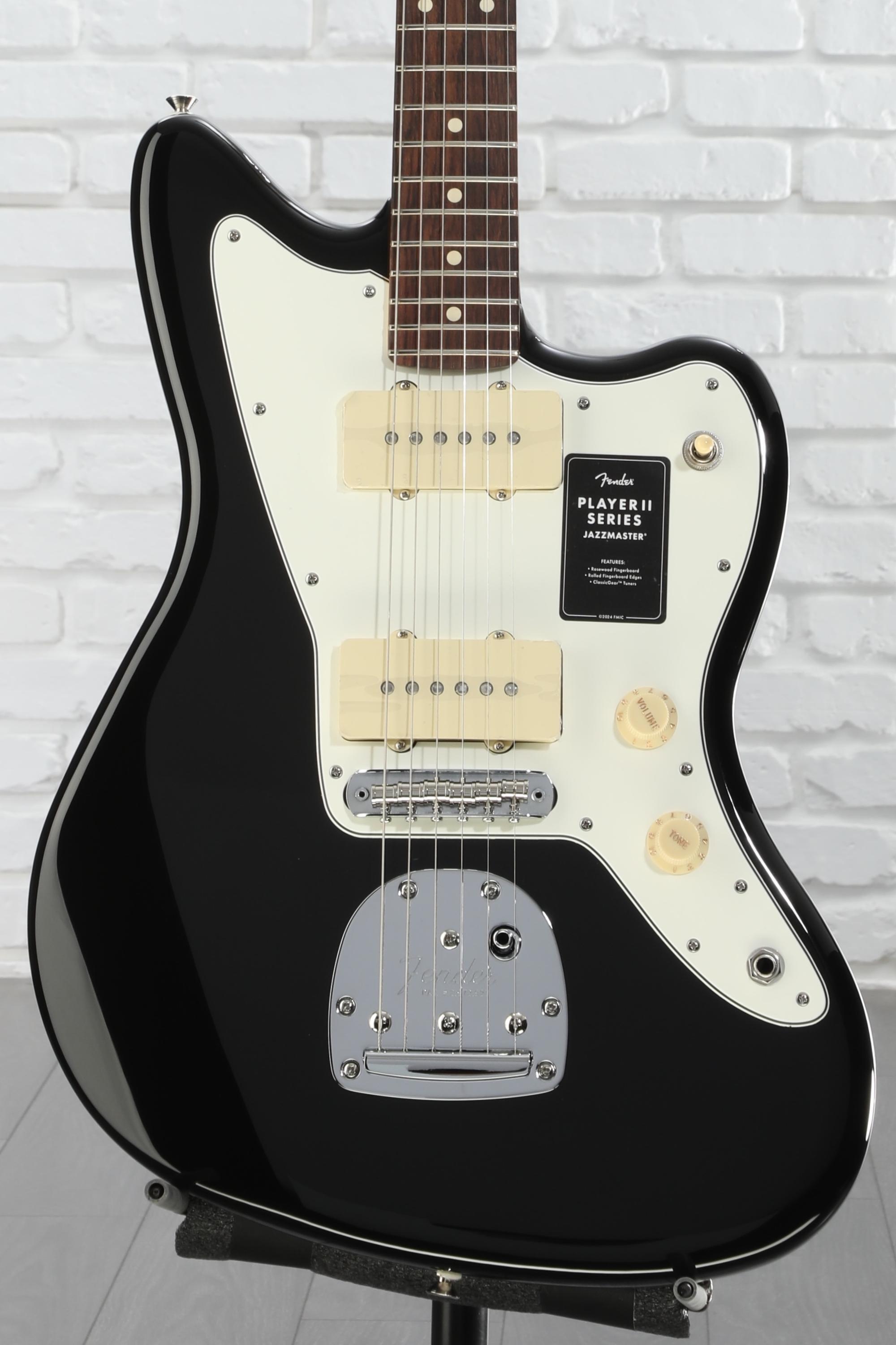 Fender Player II Jazzmaster Electric Guitar - Black | Sweetwater