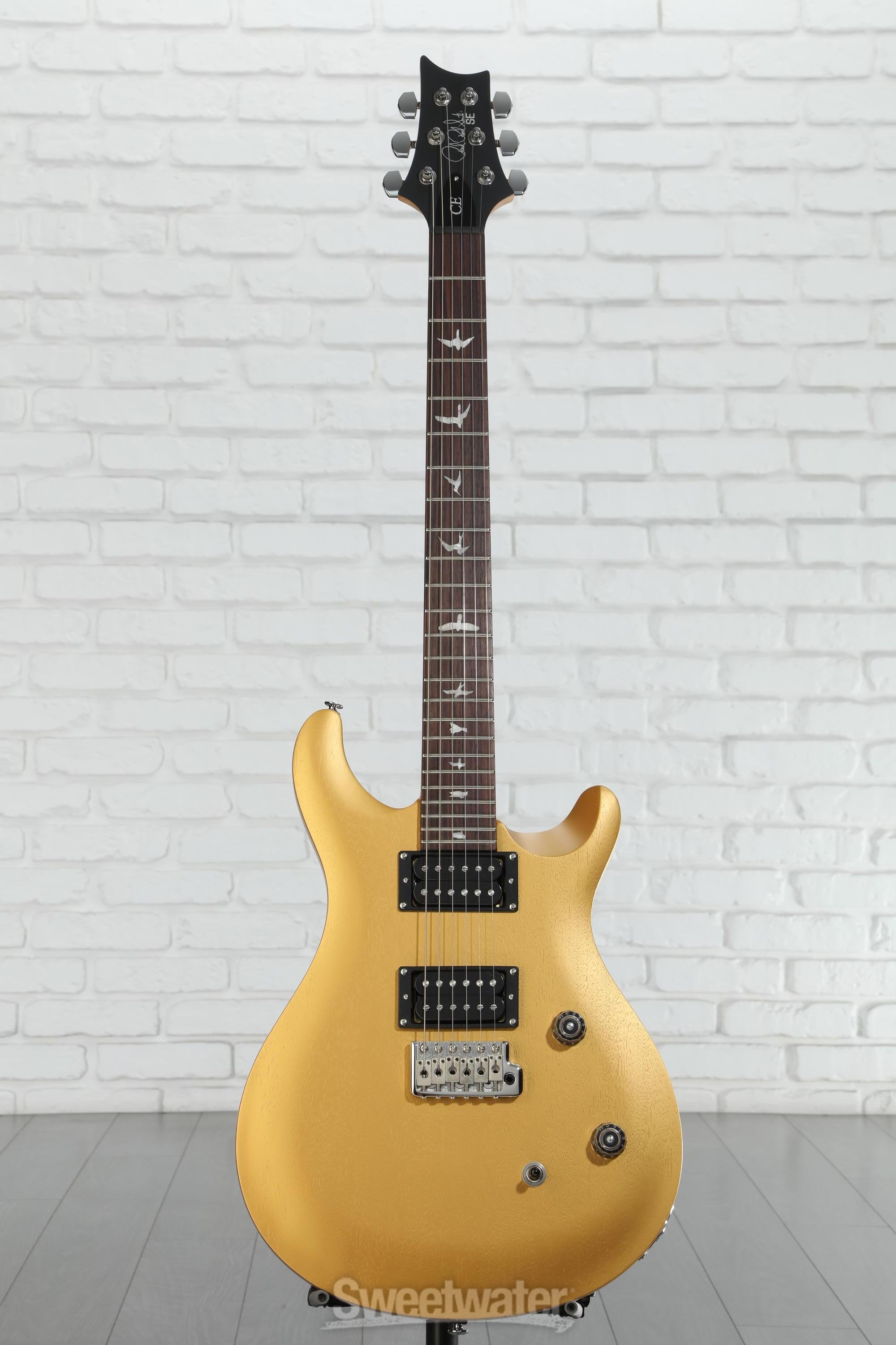 PRS SE CE 24 Standard Satin Electric Guitar - Metallic Gold