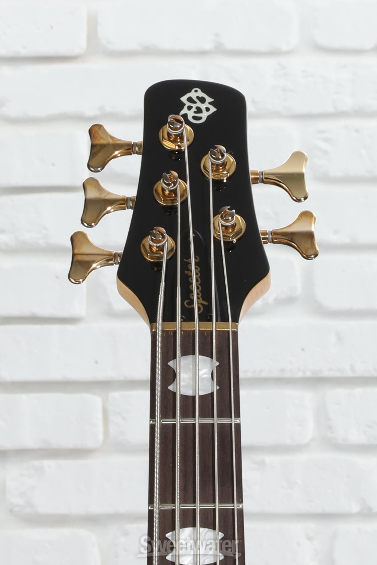 Spector Icon NS-5 5-string Electric Bass Guitar - Black Stain Gloss