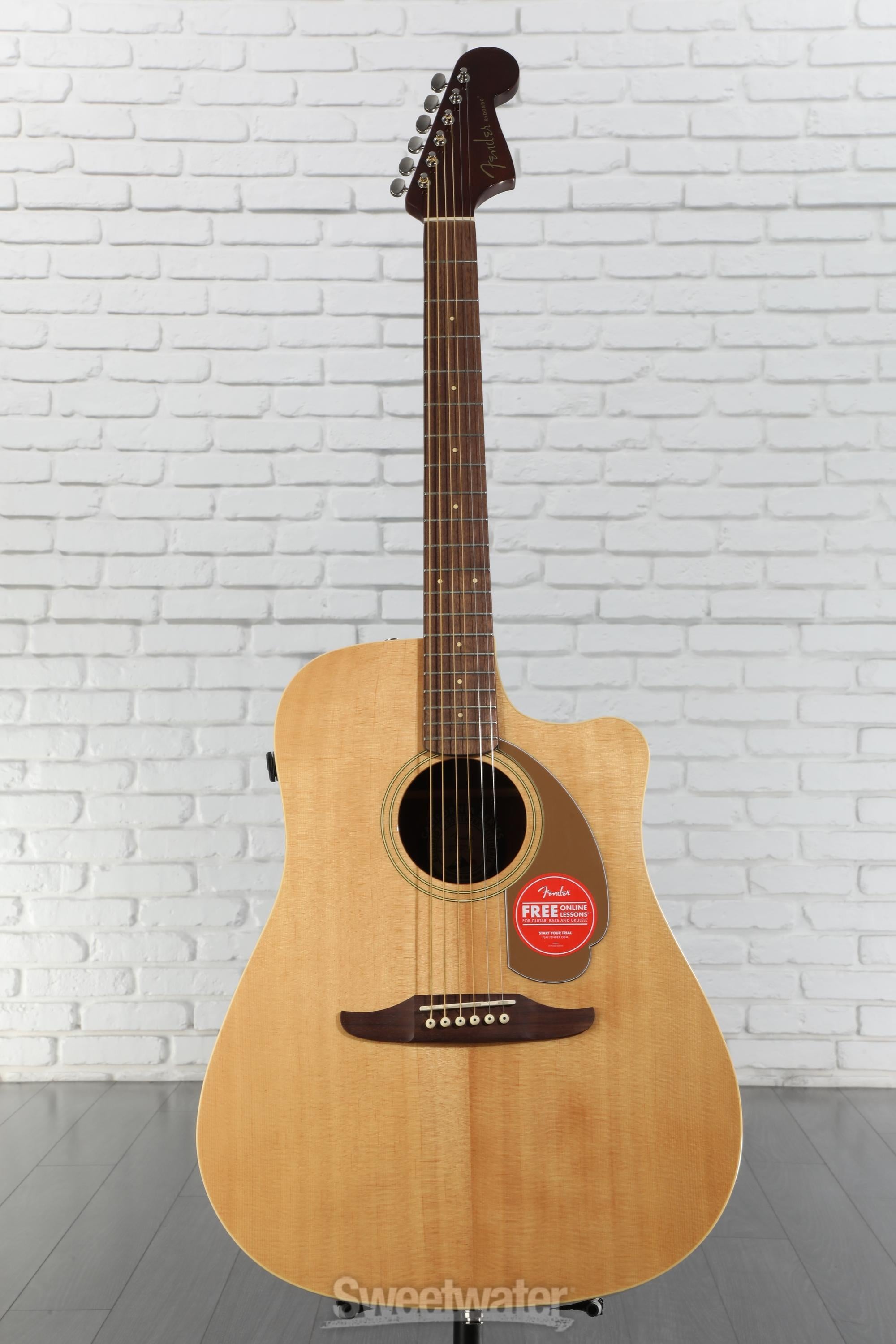 Fender Redondo Player Nat WN 美品 Fender Redondo Player Acoustic-electric Guitar - Natural