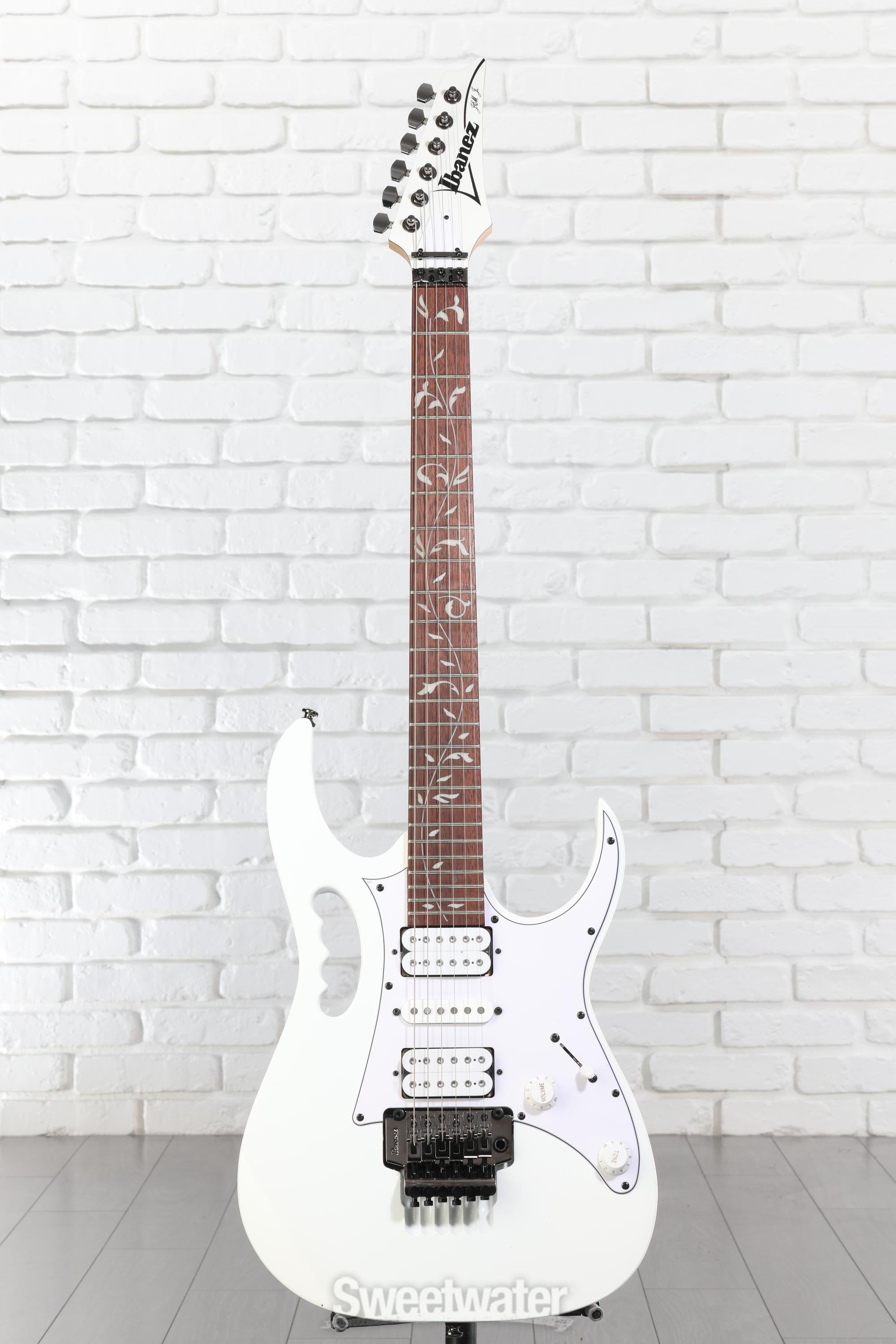 Ibanez Steve Vai Signature JEMJR - White | Sweetwater