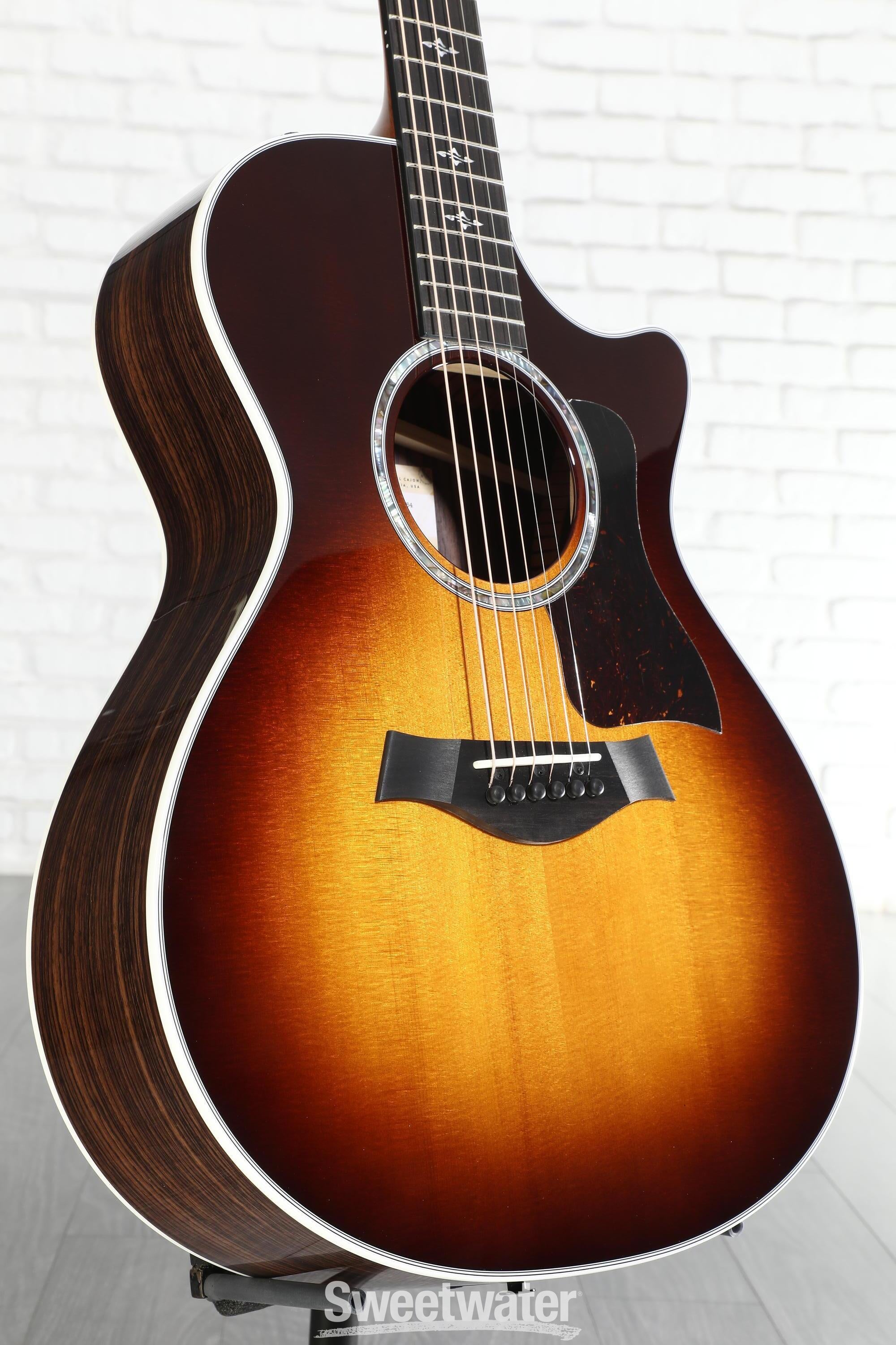Taylor 412ce-R V-Class Acoustic-electric Guitar - Tobacco Sunburst