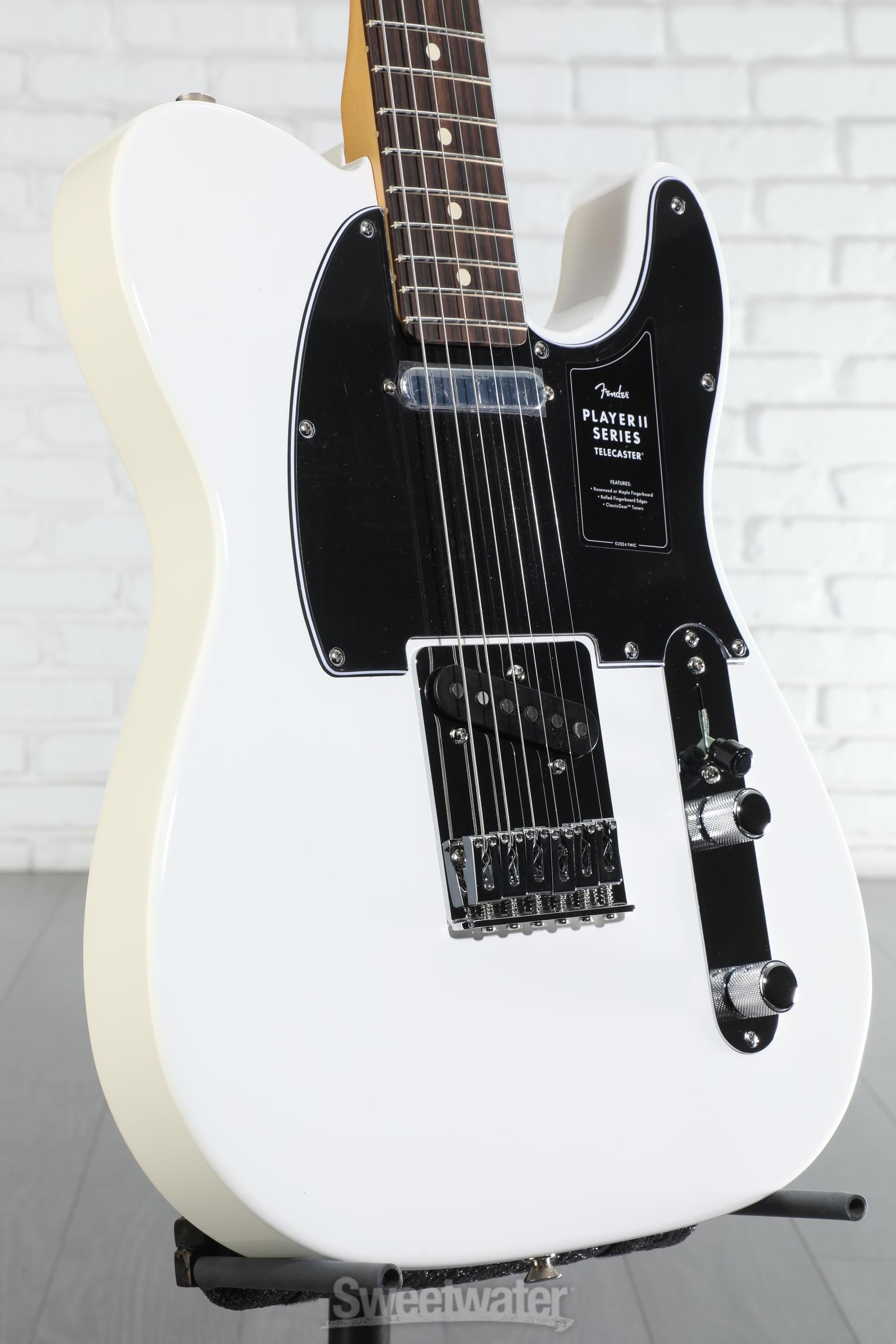 ギター Fender Player II Telecaster Polar NAO Fender Player II Telecaster Electric Guitar - Polar White with