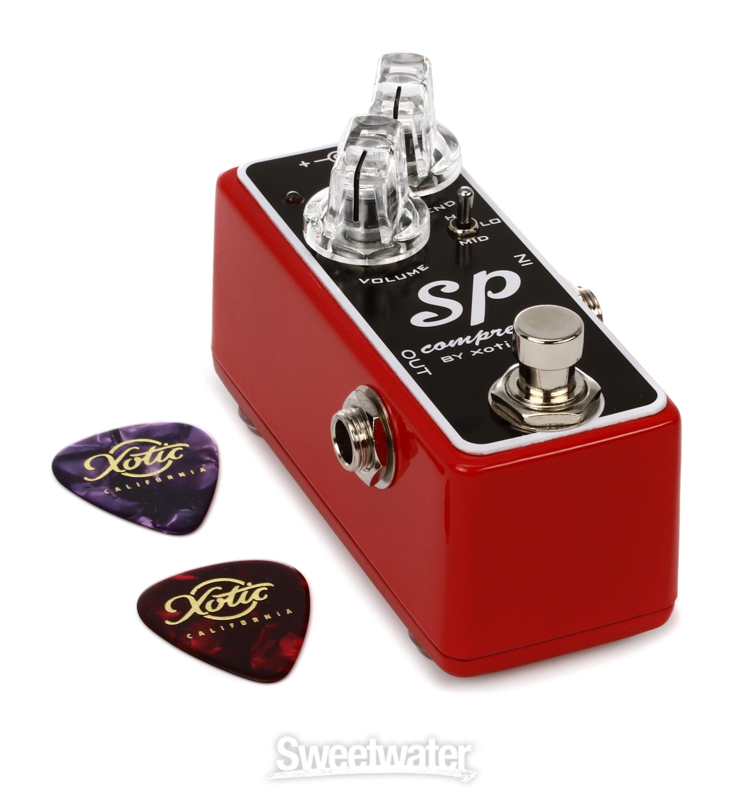 Xotic SP Compressor Pedal Limited Edition Red Reviews | Sweetwater
