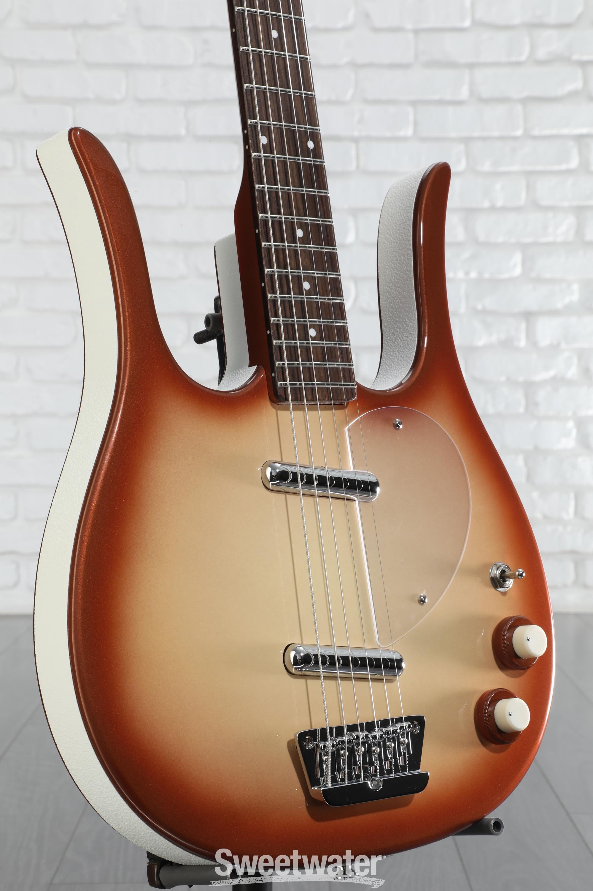 Danelectro Longhorn Guitar - Copper Burst | Sweetwater