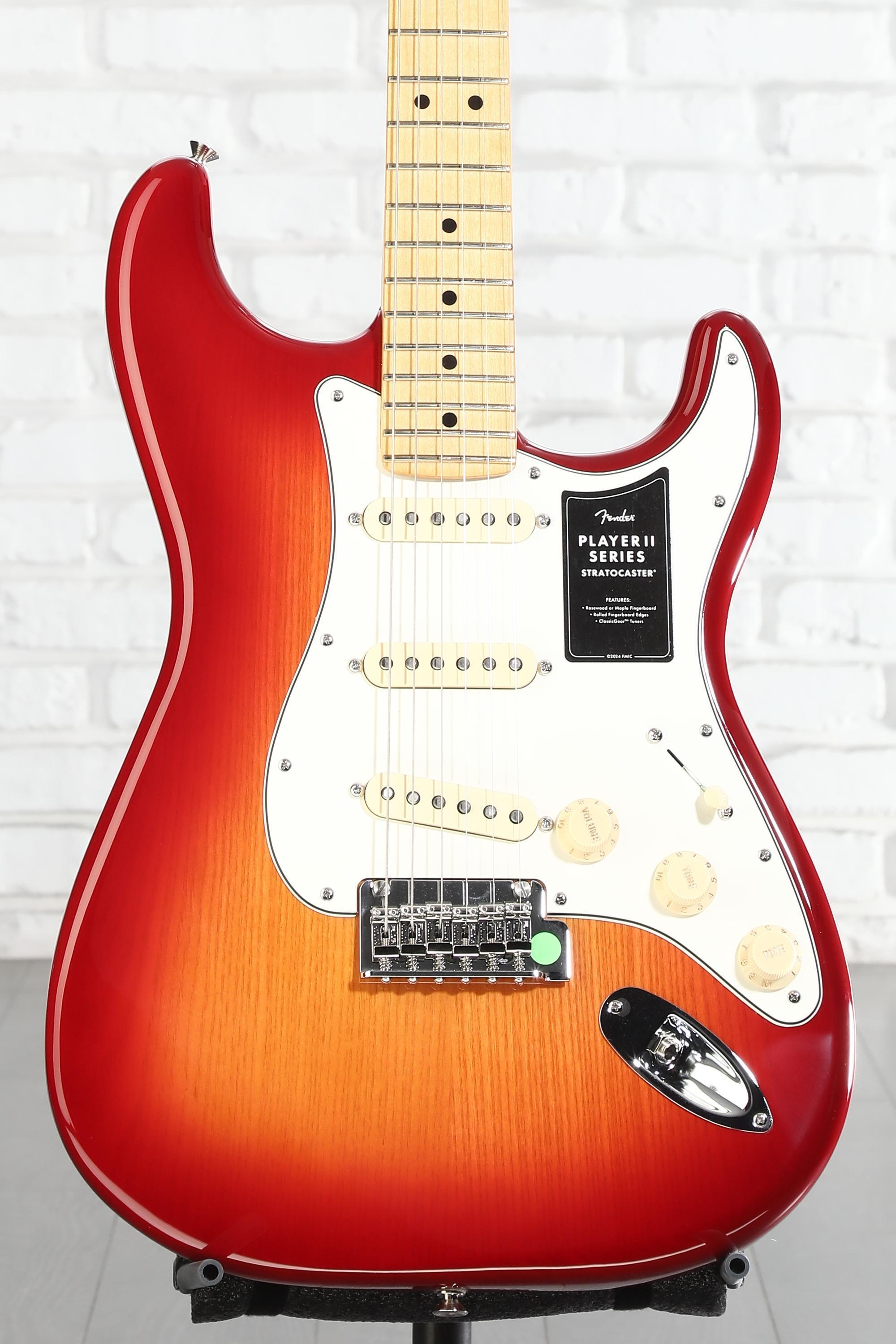 Fender Player II Stratocaster Electric Guitar - Aged Cherry Burst