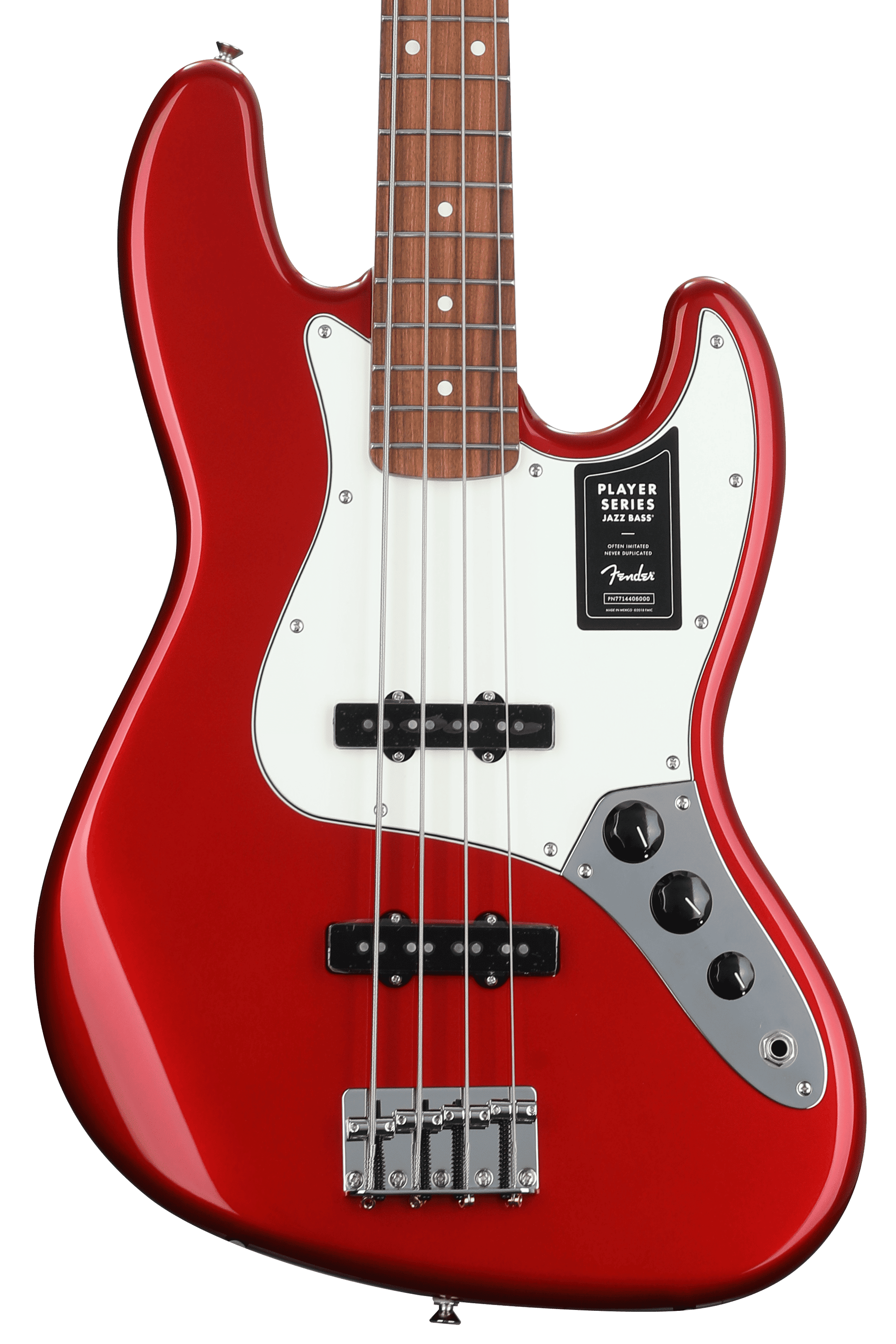 Fender Player Jazz Bass - Candy Apple Red with Pau Ferro Fingerboard