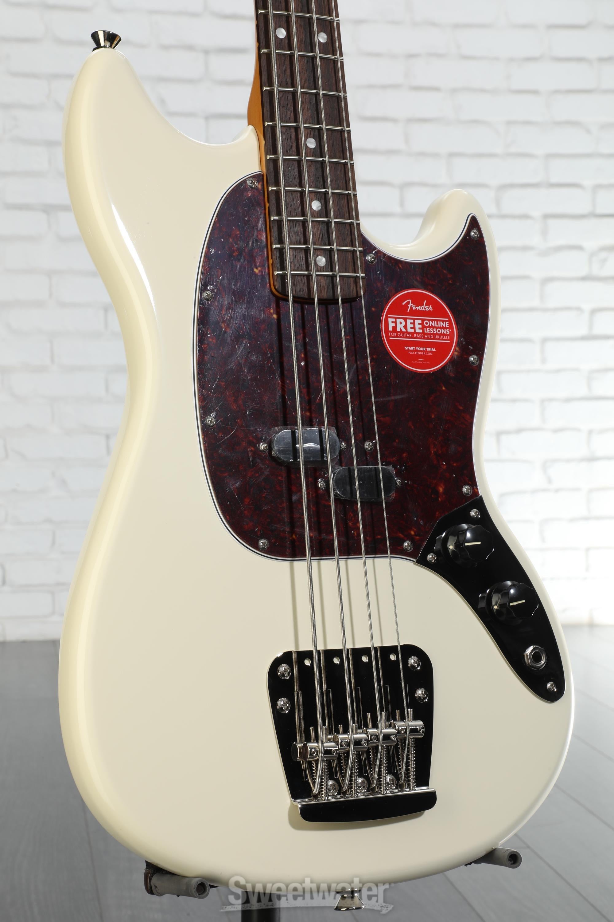 Squier Classic Vibe '60s Mustang Bass - Olympic White