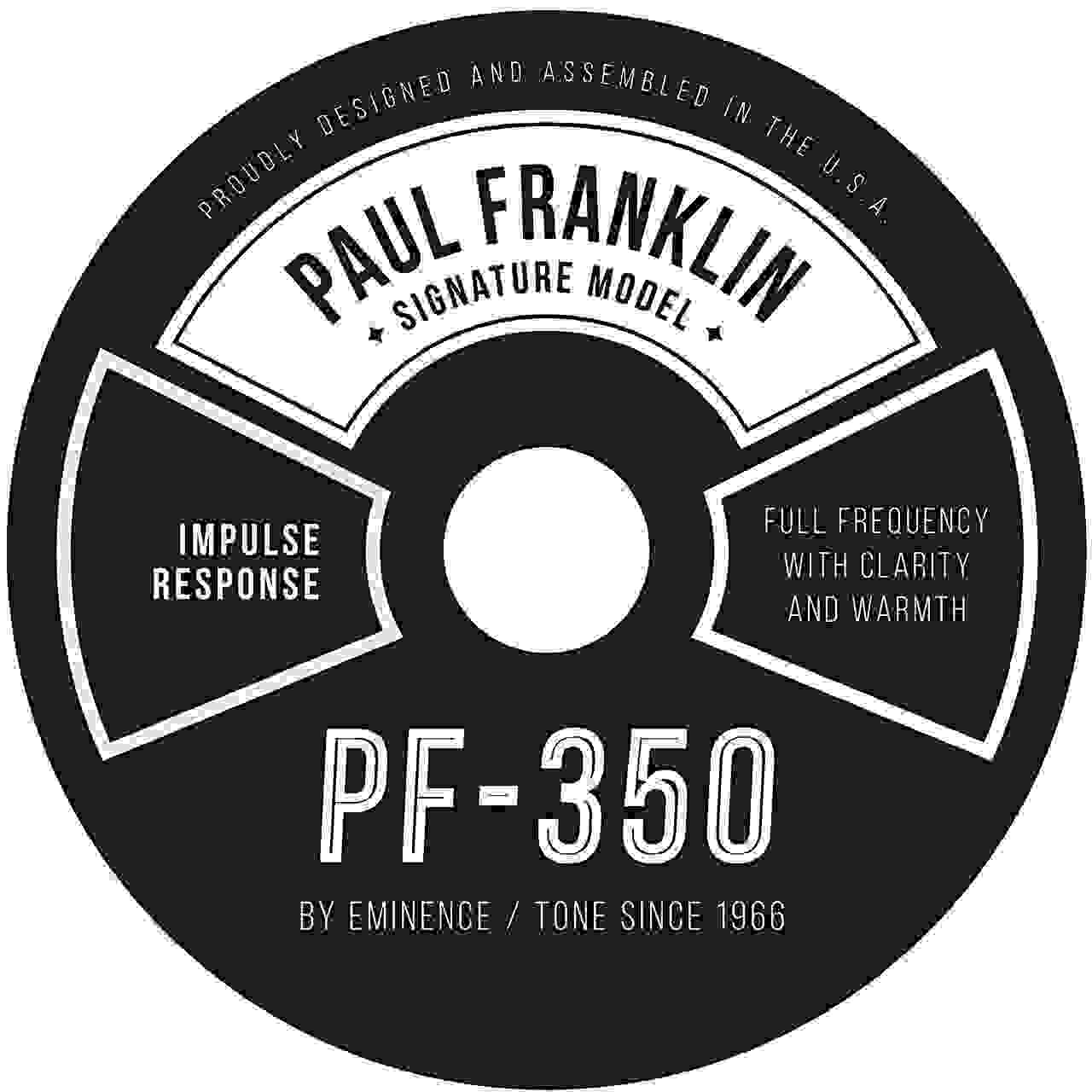 Eminence PF350 Paul Franklin Signature Model Speaker Impulse Response