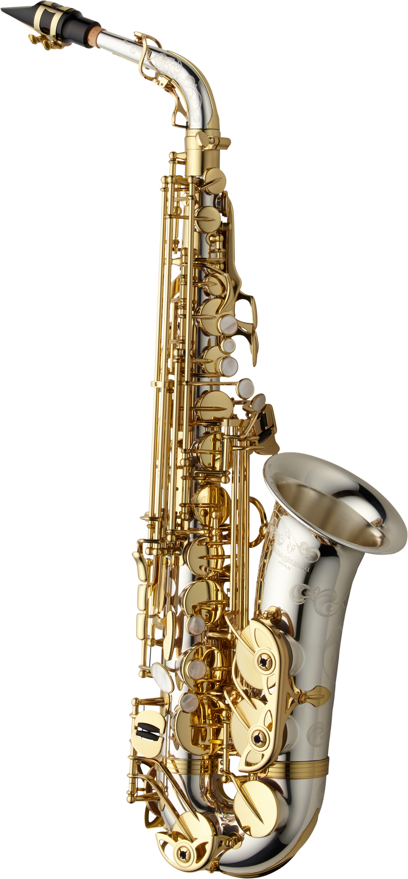 Yanagisawa A-WO37 Silver Sonic Elite Professional Alto Saxophone - Clear Lacquer