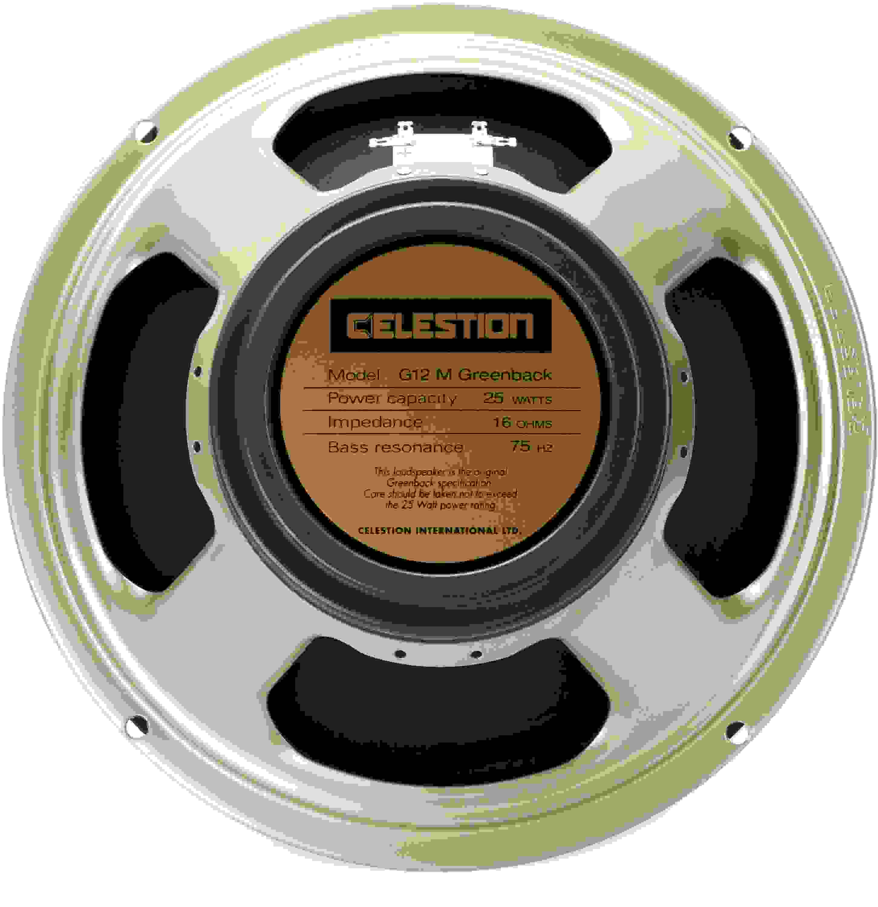 Celestion G12M Greenback 12-inch 25-watt Replacement Guitar Amp Speaker - 16 ohm