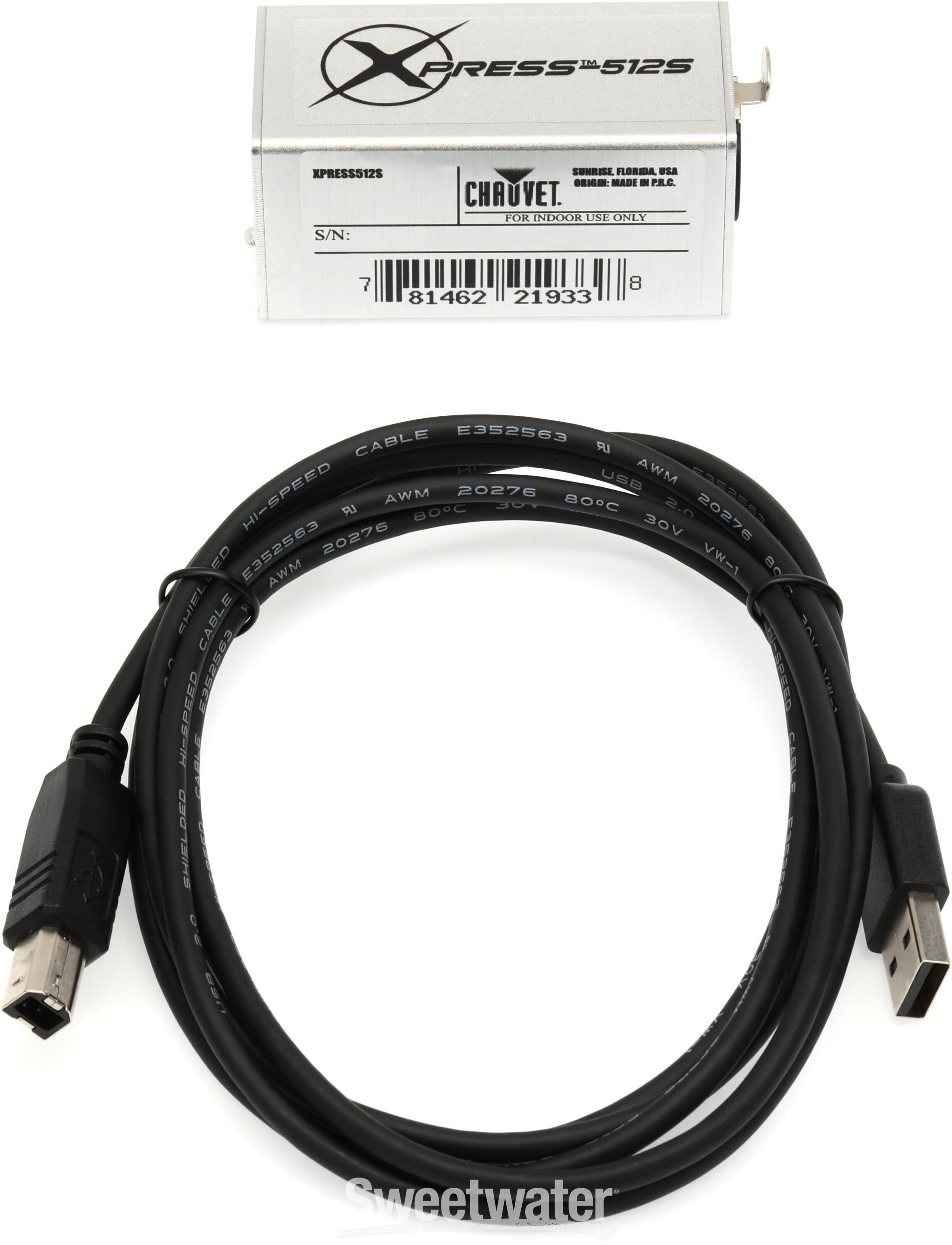 Chauvet DJ Xpress-512S 512-channel USB DMX Interface | Sweetwater