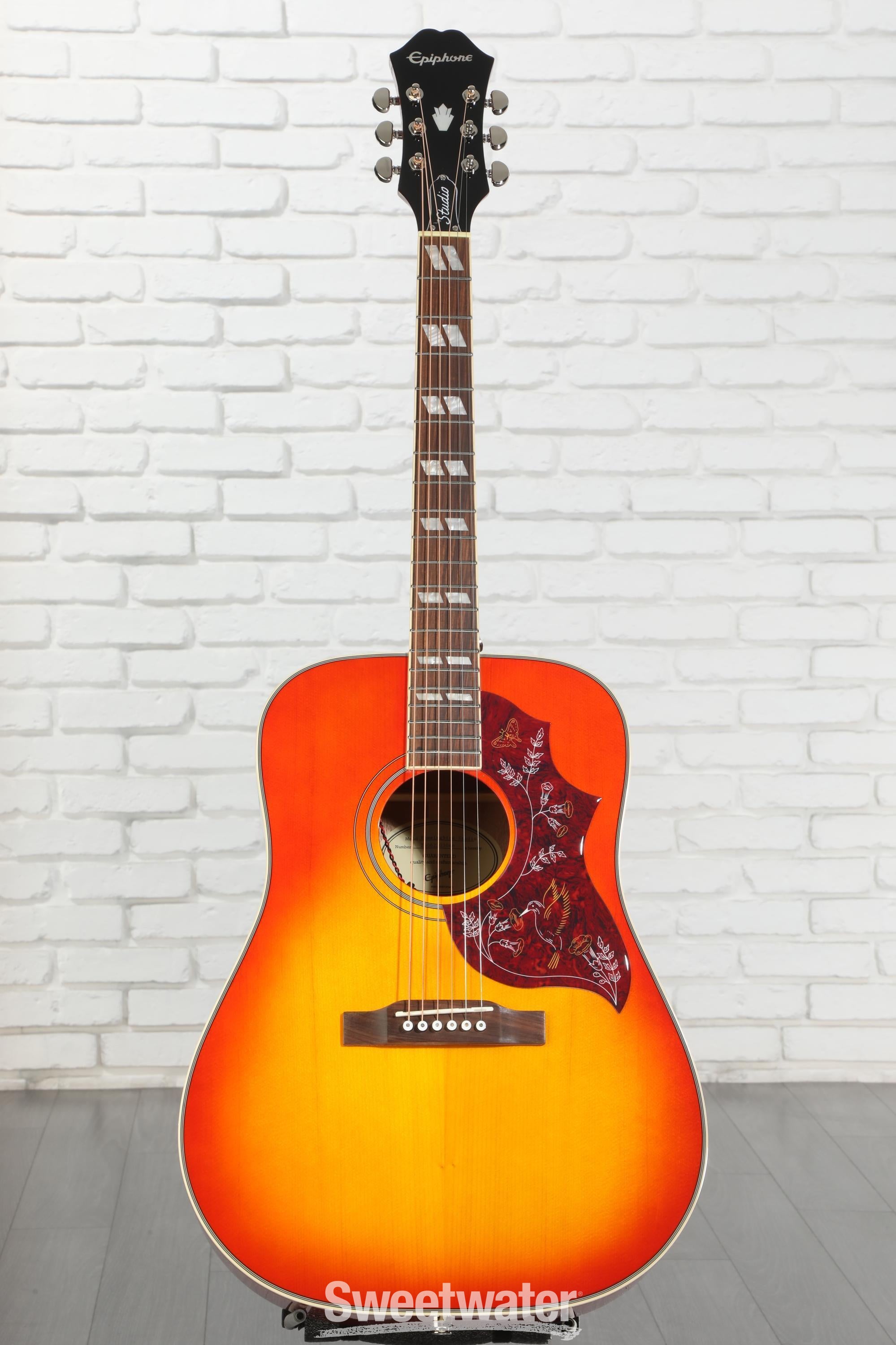 Epiphone Hummingbird Studio Acoustic-Electric Guitar - Faded