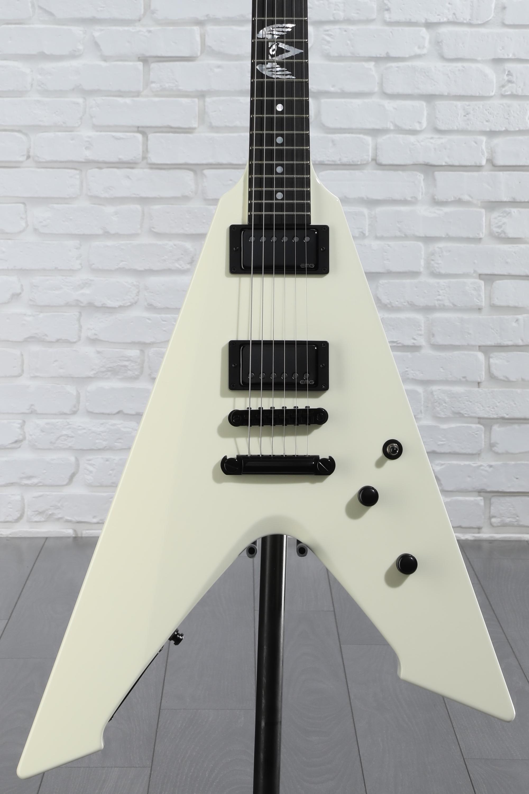 ESP James Hetfield Signature Vulture - Olympic White | Sweetwater